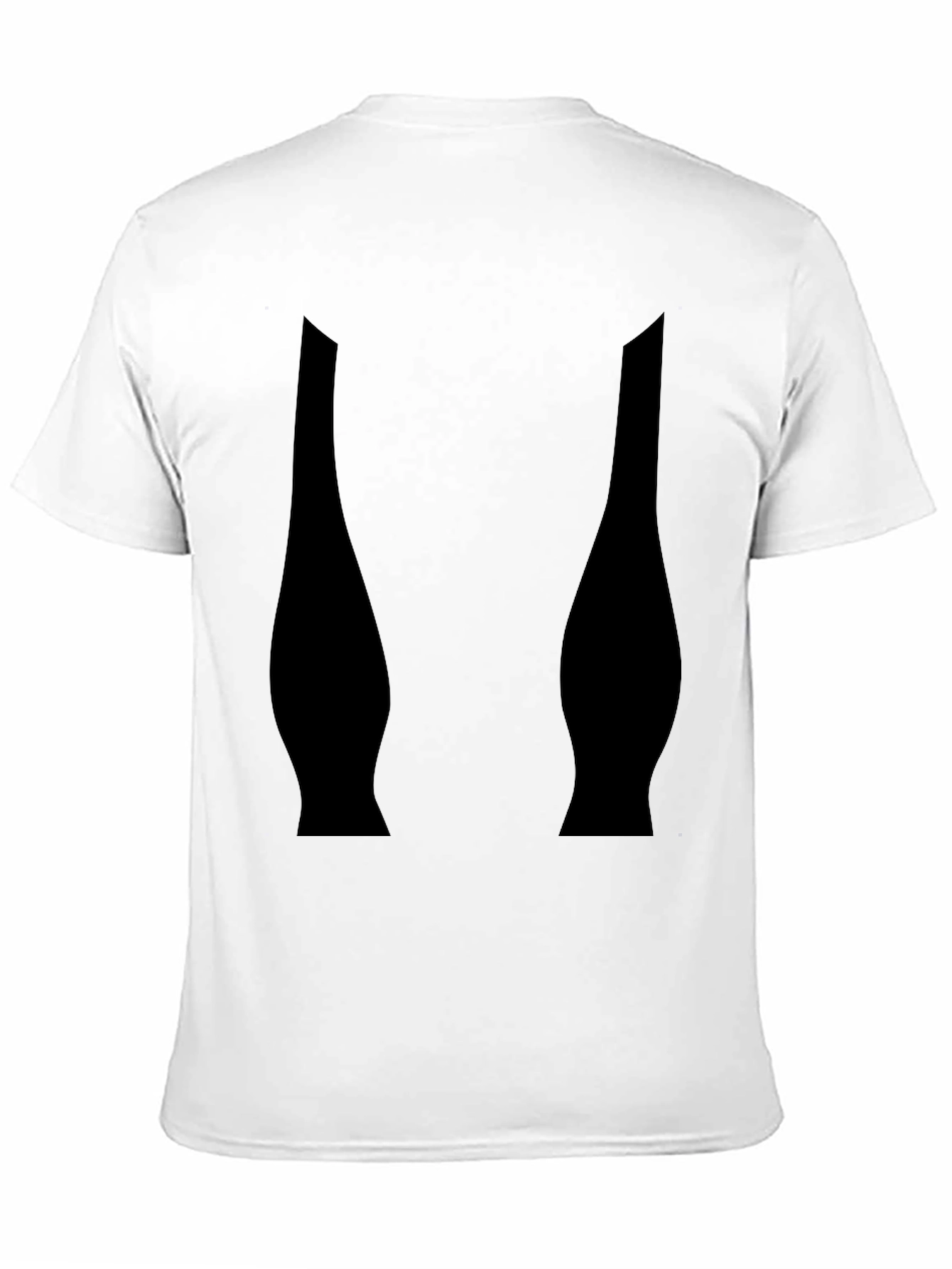 Black Graphic Tee - Modern Abstract Design