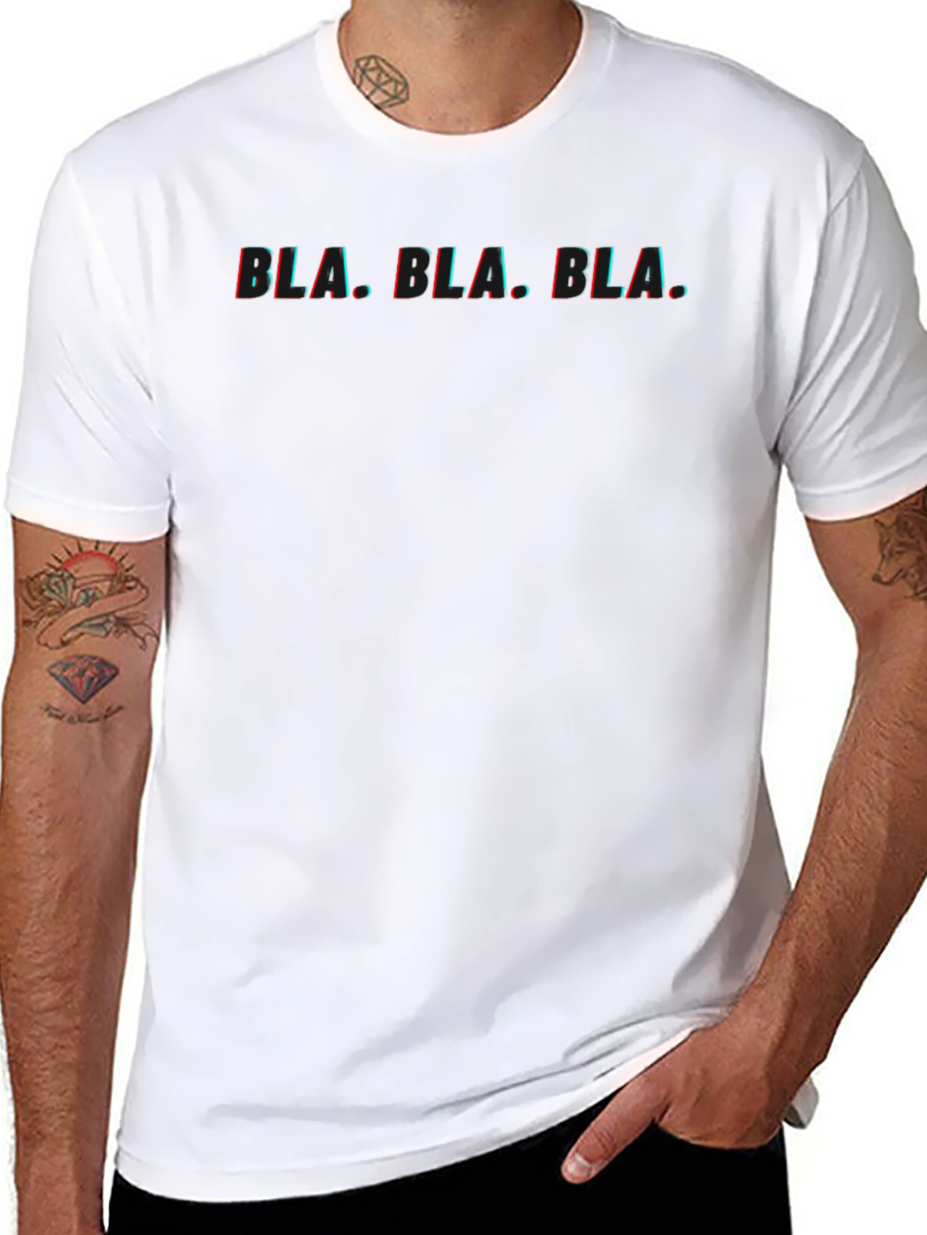 Bla Bla Bla T-Shirt - Trendy Graphic Tee