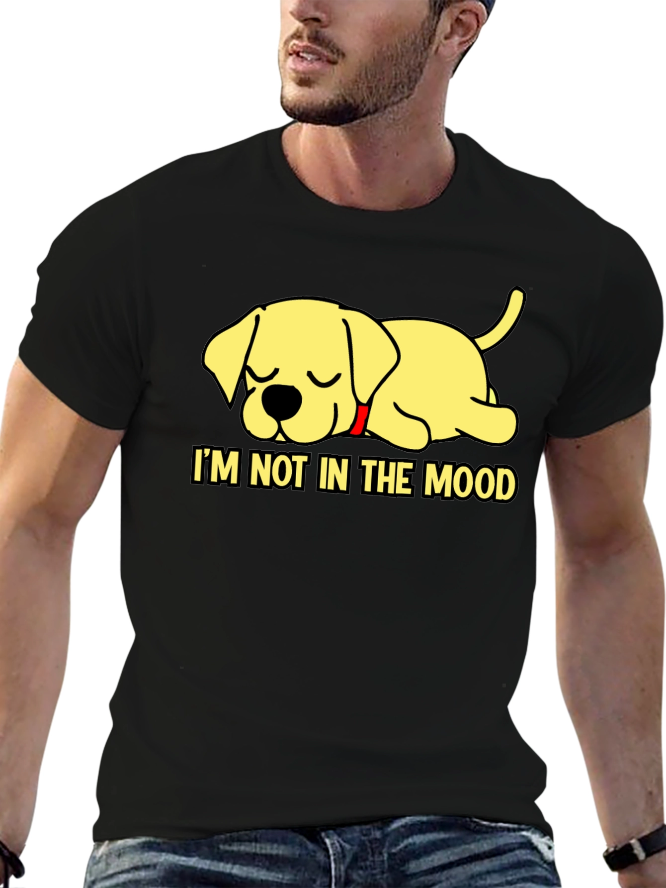 Im Not in the Mood - Sleeping Dog T-Shirt