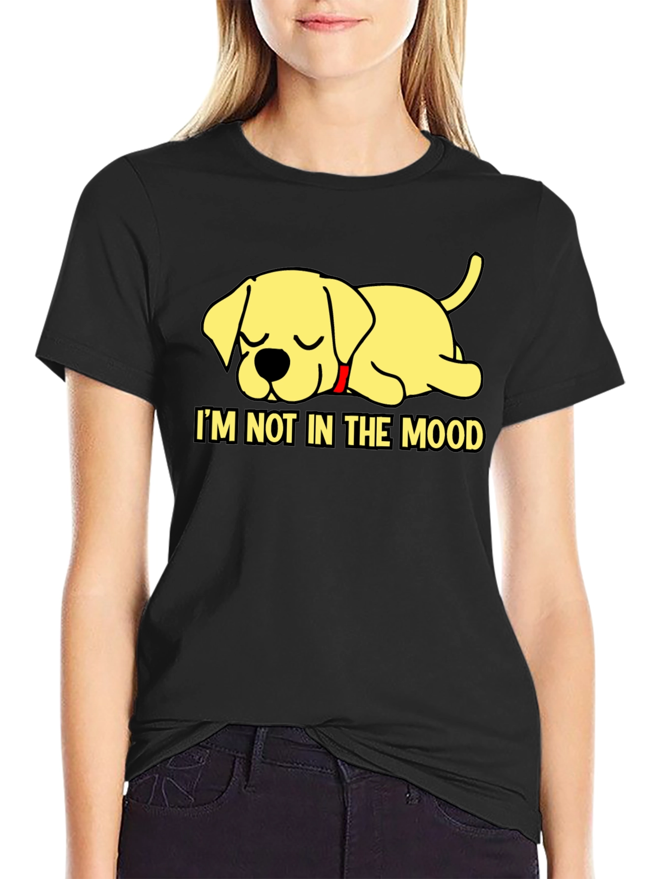 Im Not in the Mood - Sleeping Dog T-Shirt