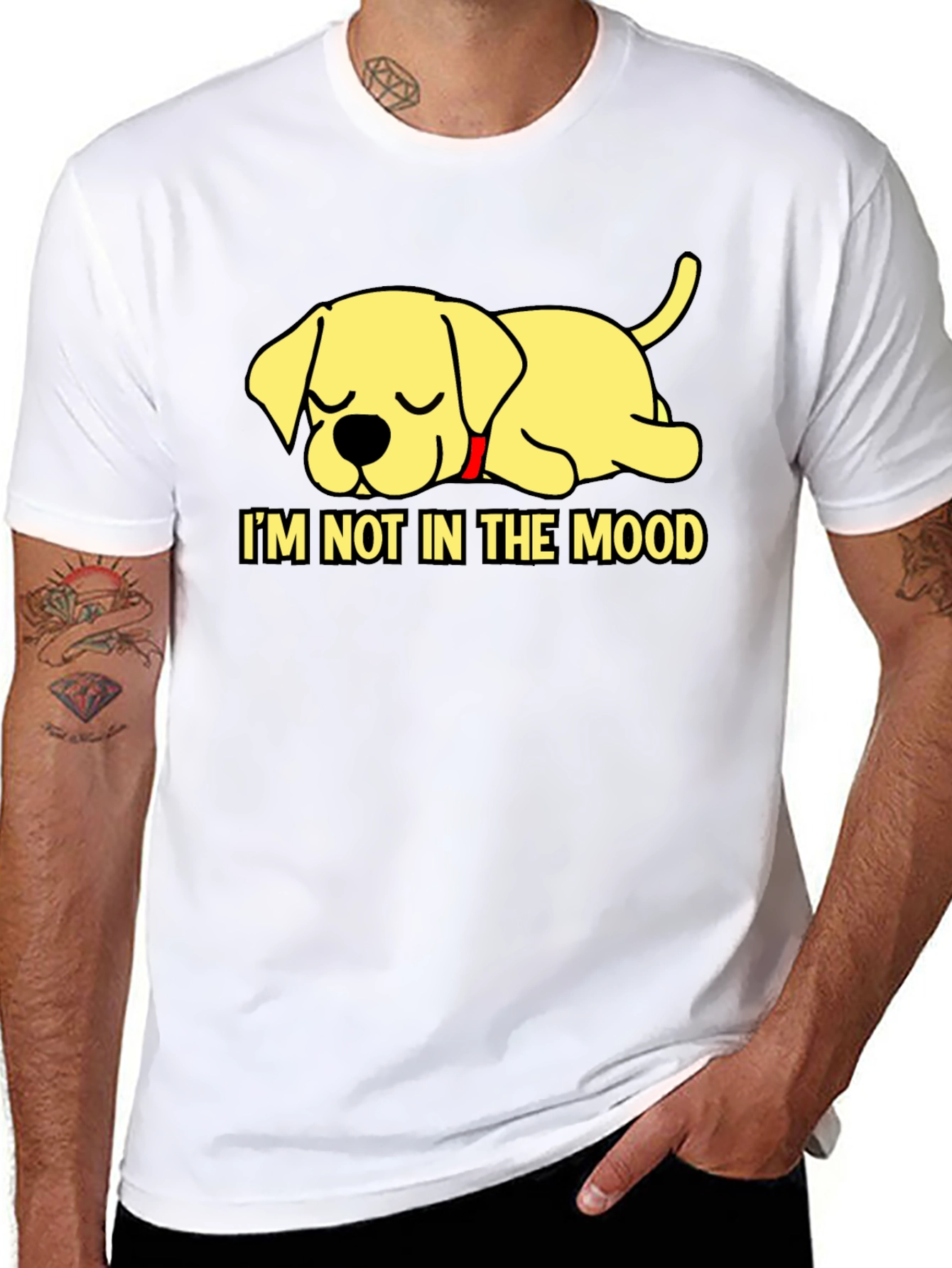 Im Not in the Mood - Sleeping Dog T-Shirt