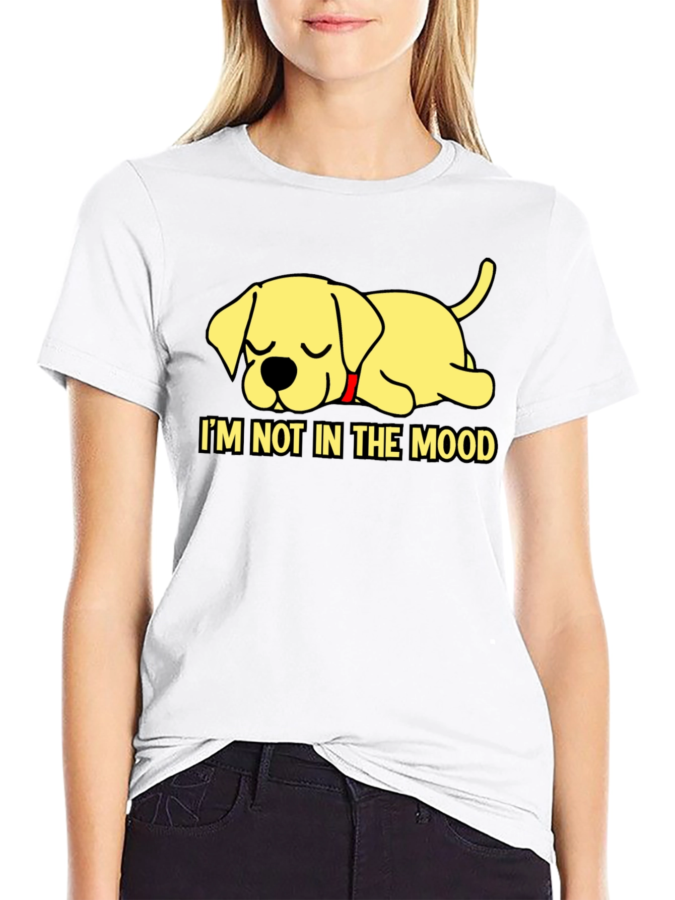 Im Not in the Mood - Sleeping Dog T-Shirt