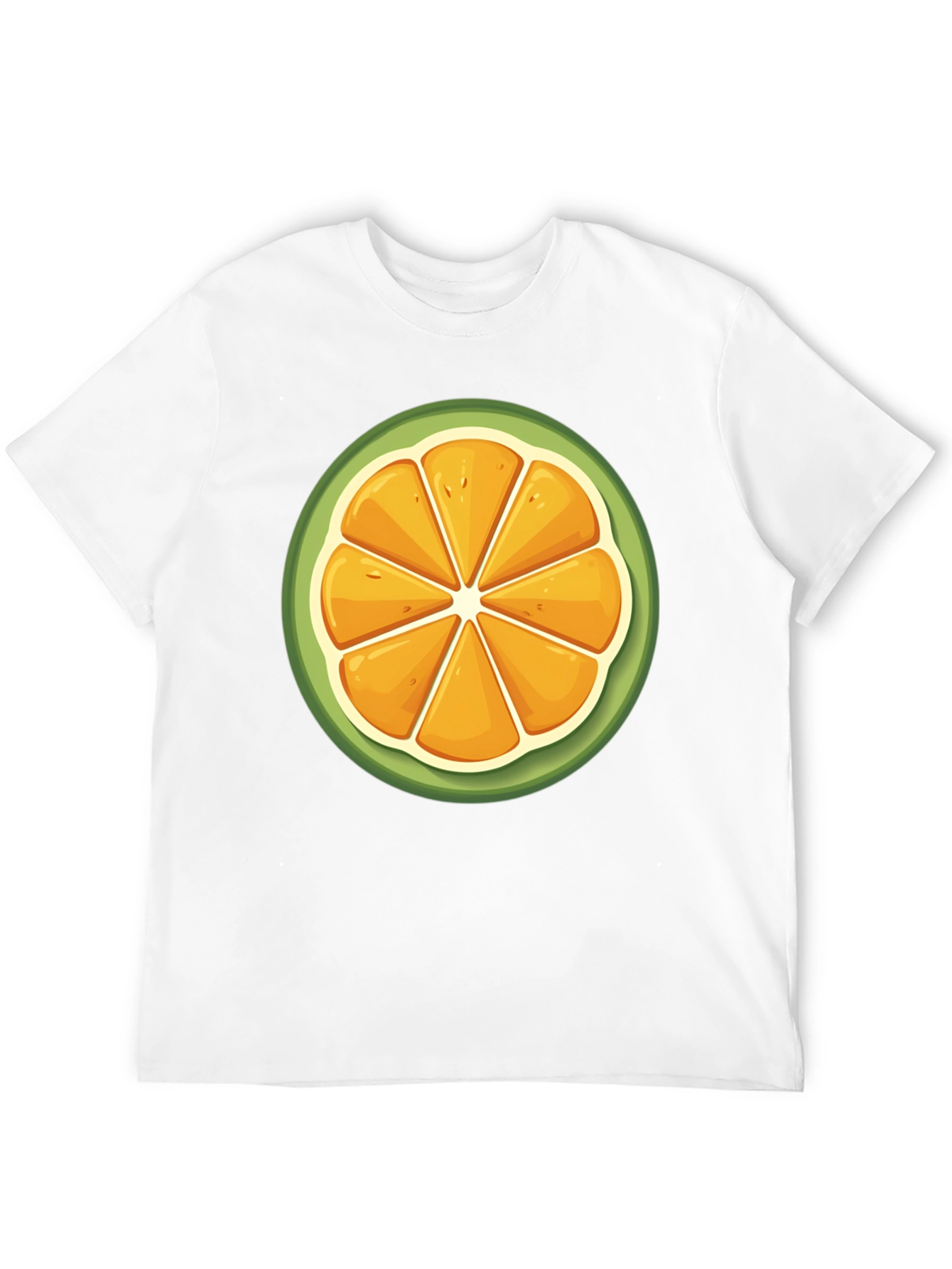 Citrus Slice Graphic Tee - Fresh & Fun Design