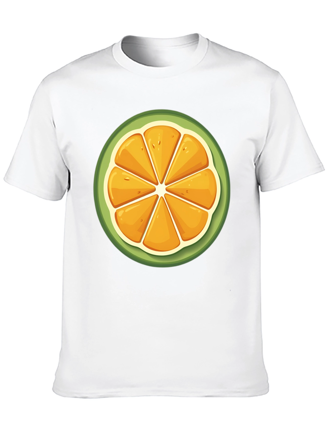 Citrus Slice Graphic Tee - Fresh & Fun Design