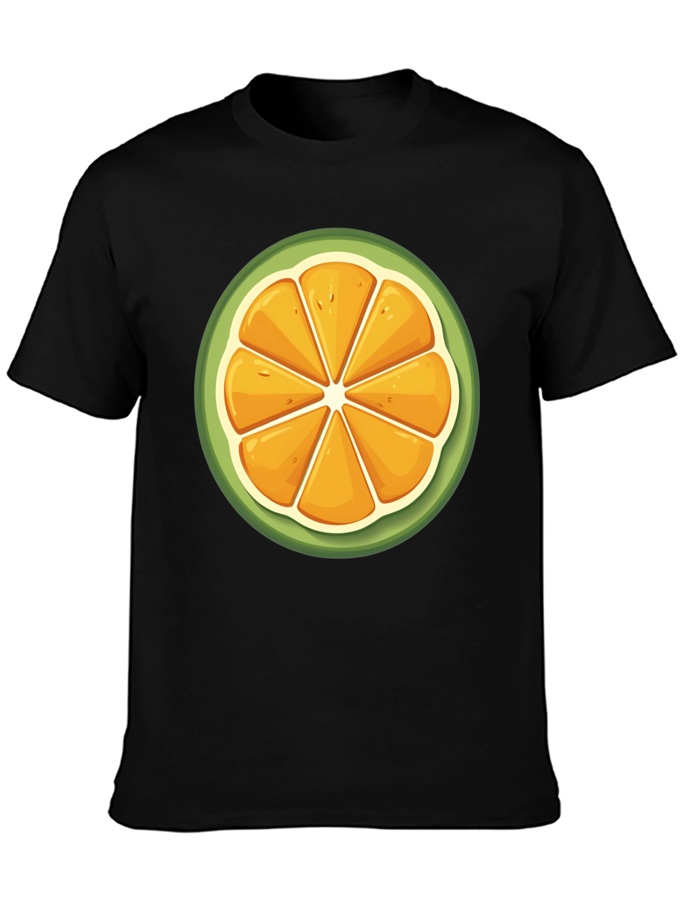 Citrus Slice Graphic Tee - Fresh & Fun Design