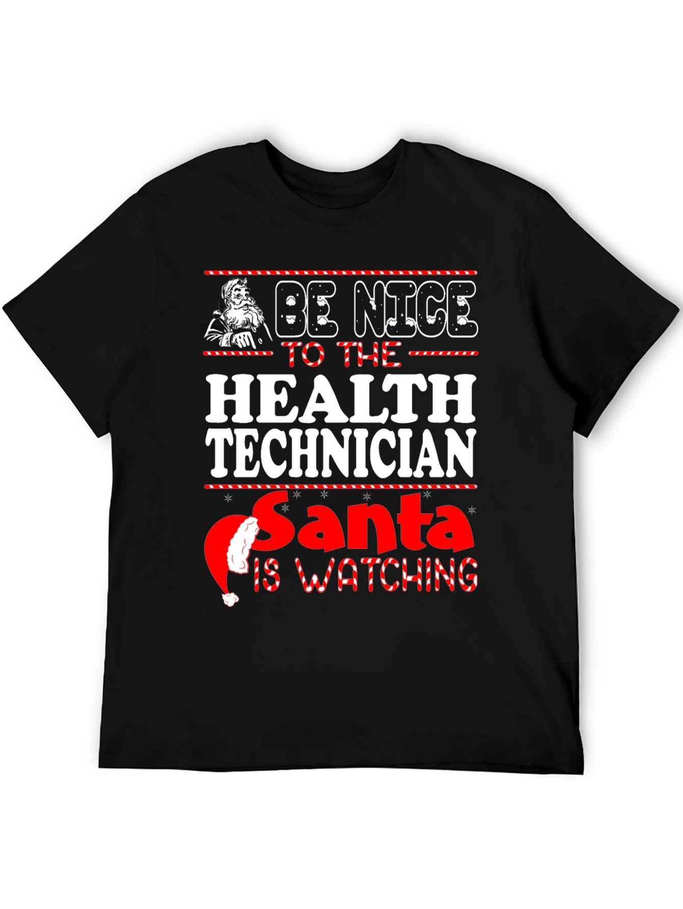 Funny Christmas Health Technician T-Shirt