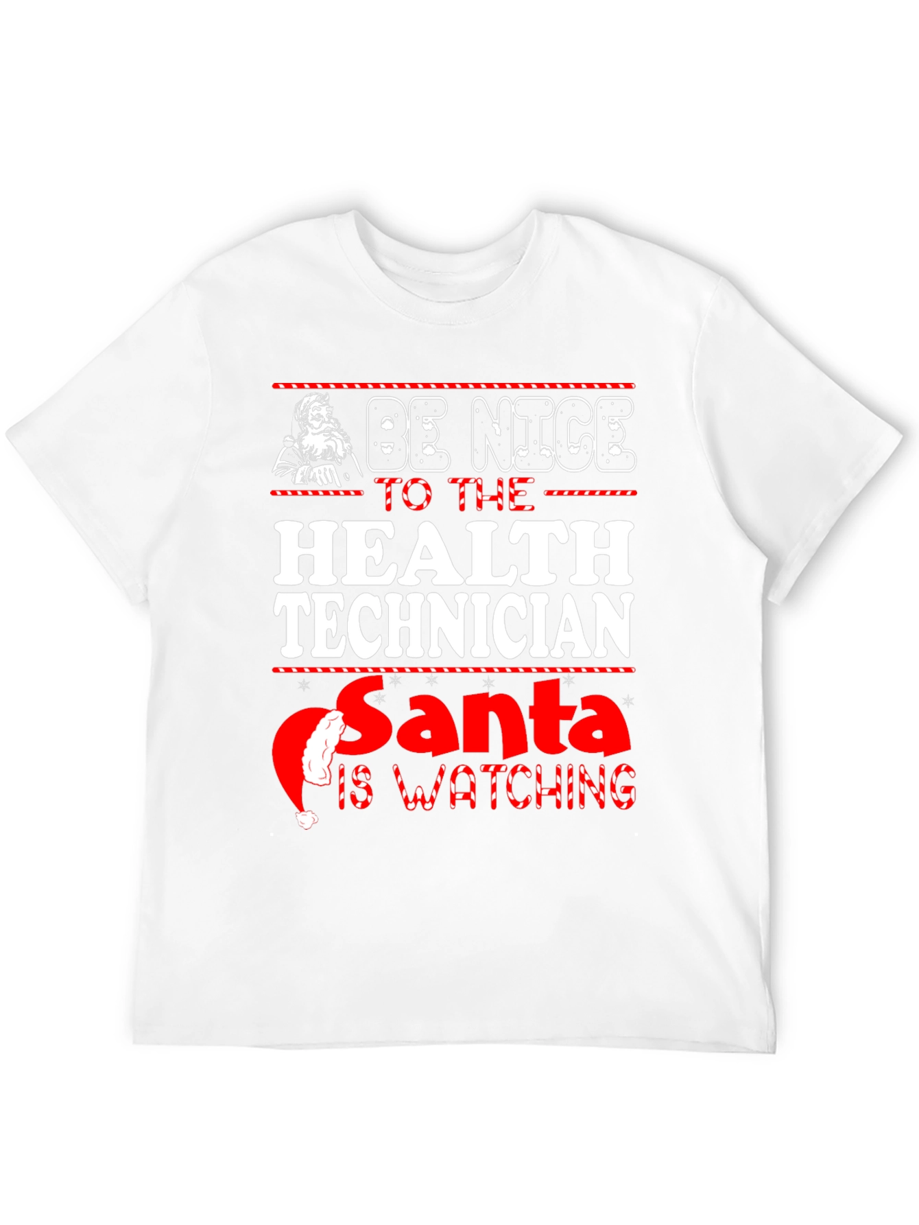 Funny Christmas Health Technician T-Shirt