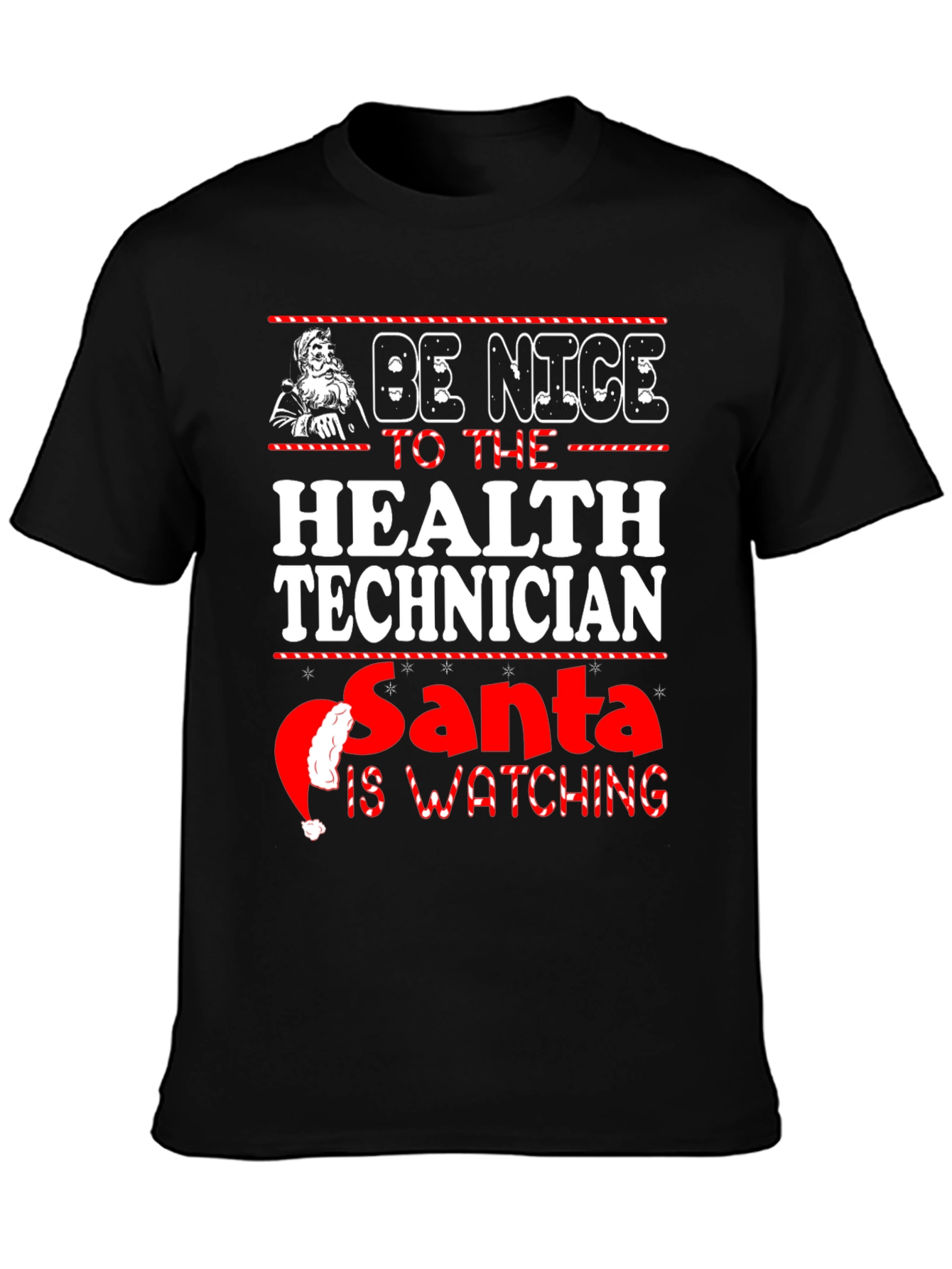Funny Christmas Health Technician T-Shirt