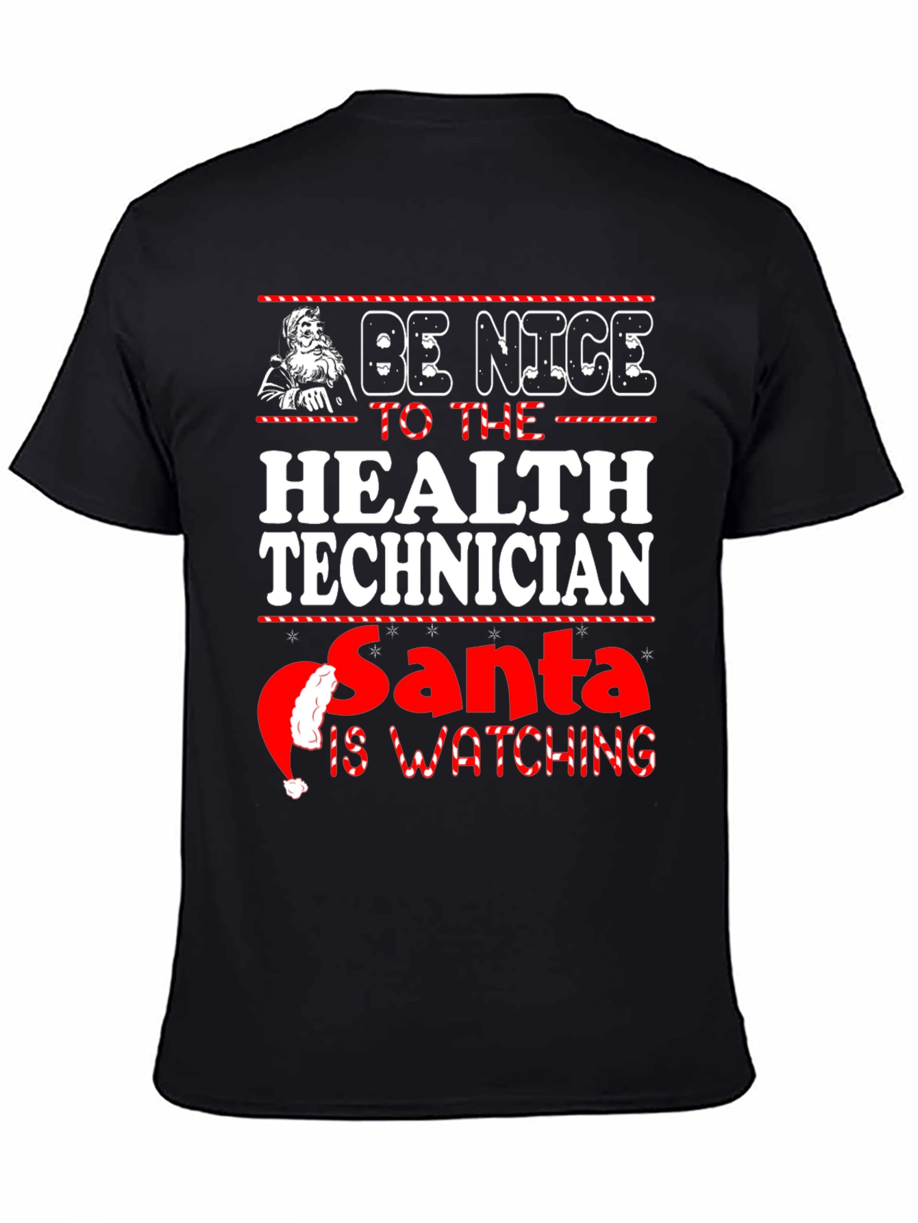Funny Christmas Health Technician T-Shirt