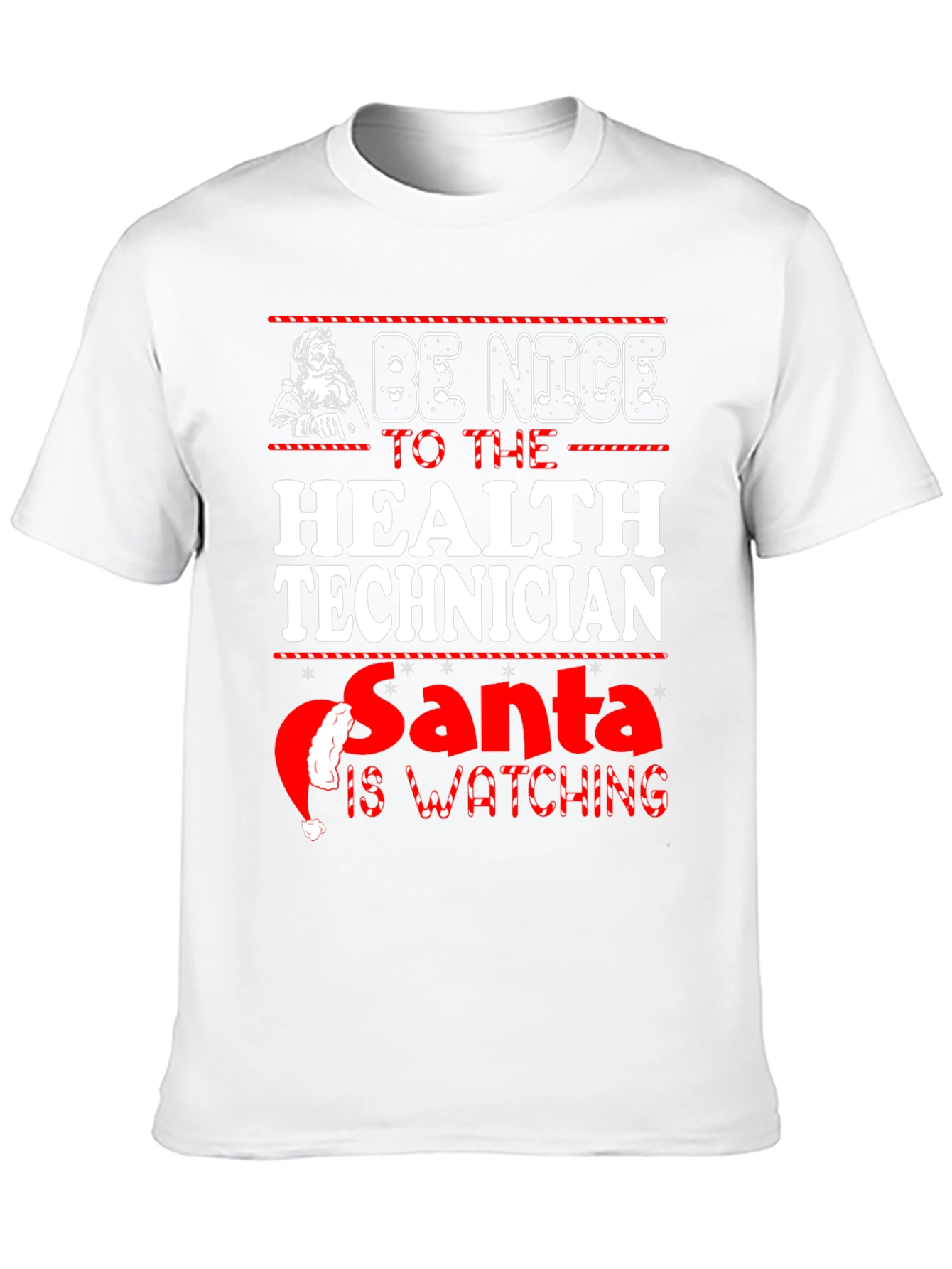 Funny Christmas Health Technician T-Shirt