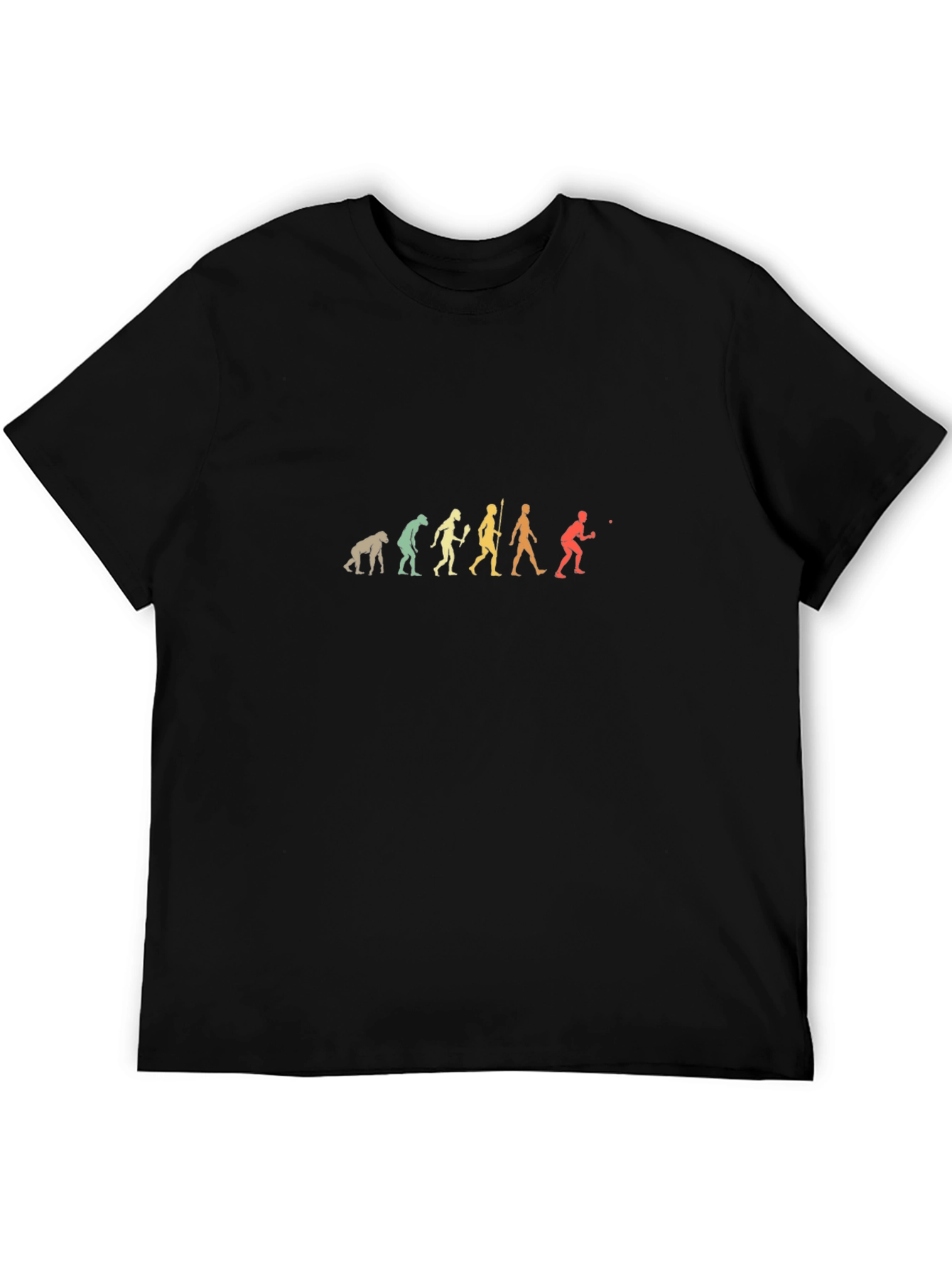 Evolution of Table Tennis Black T-Shirt