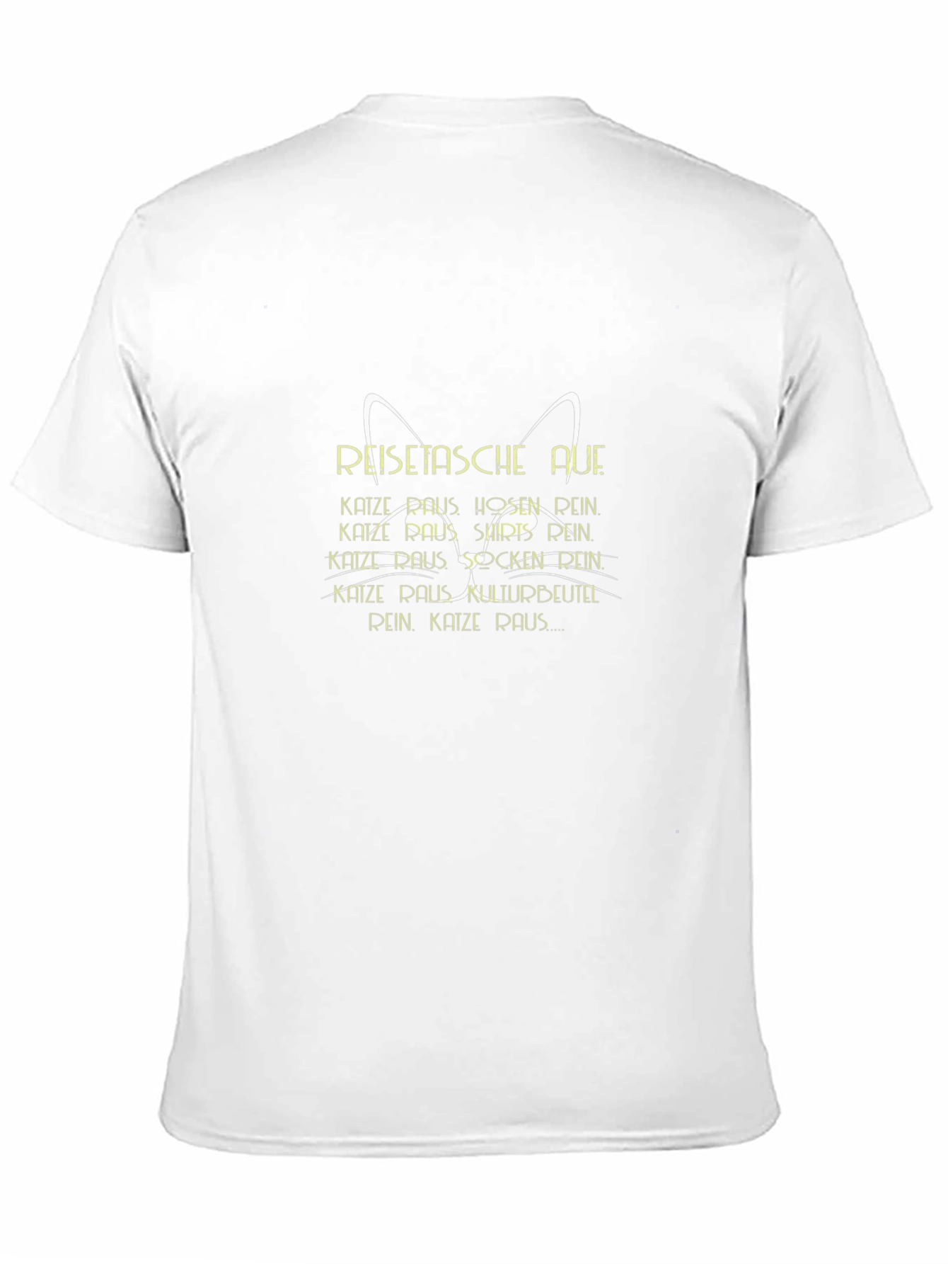 Cat Lover Tee - Reise Taschen Aue Black T-Shirt