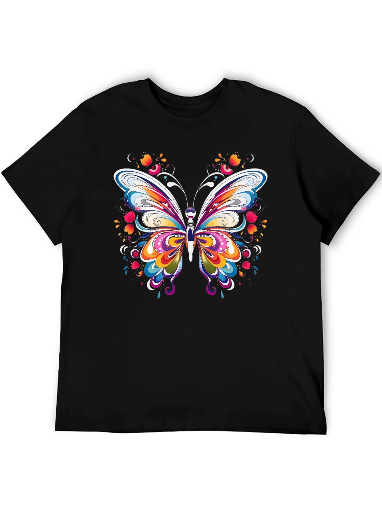 Butterfly Graphic Tee - Black