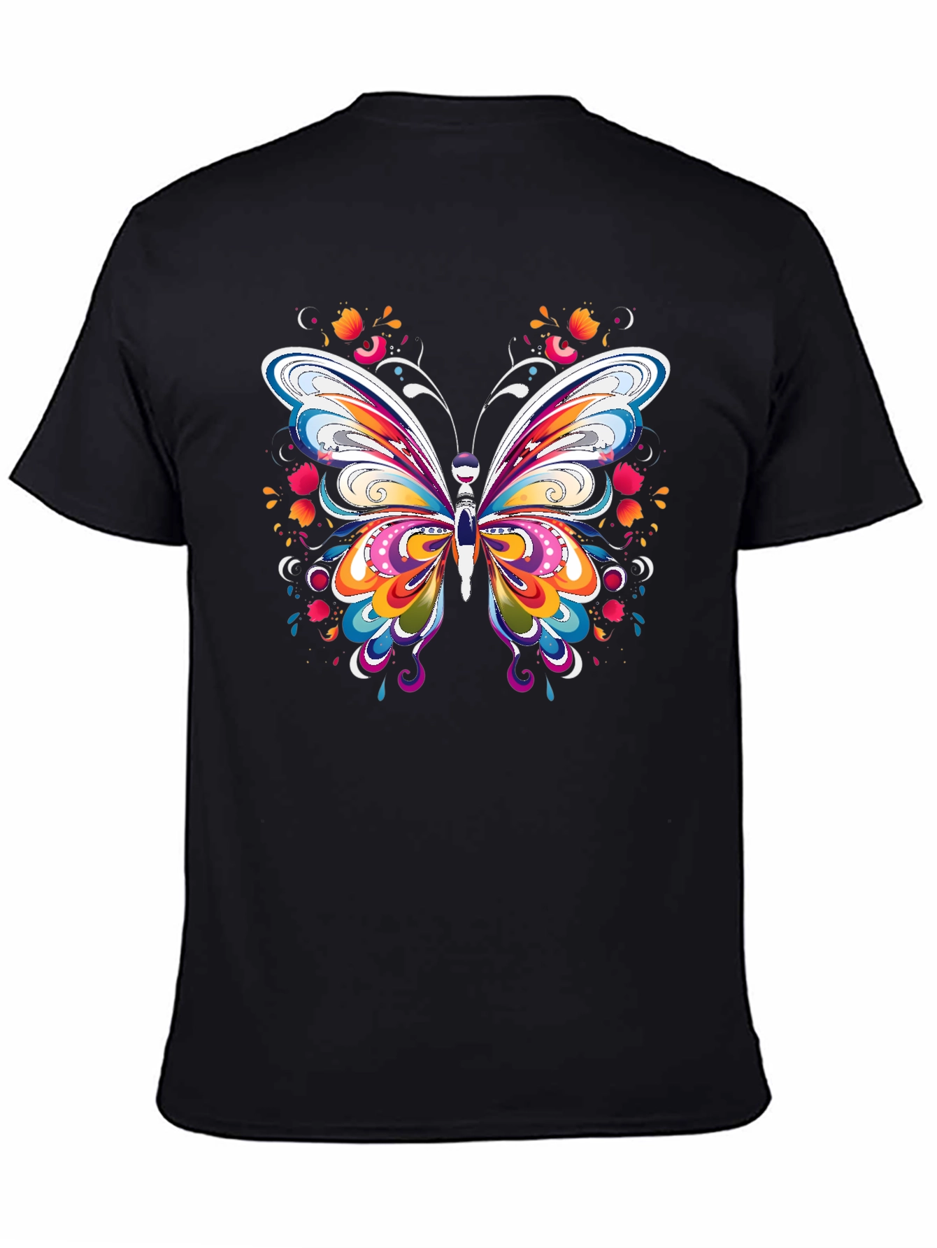 Butterfly Graphic Tee - Black