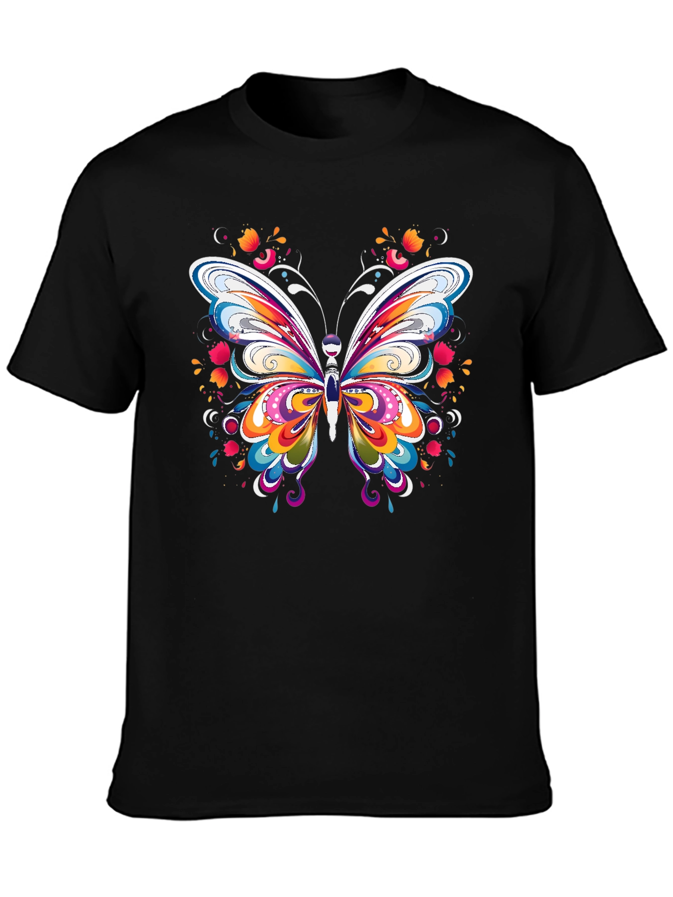 Butterfly Graphic Tee - Black
