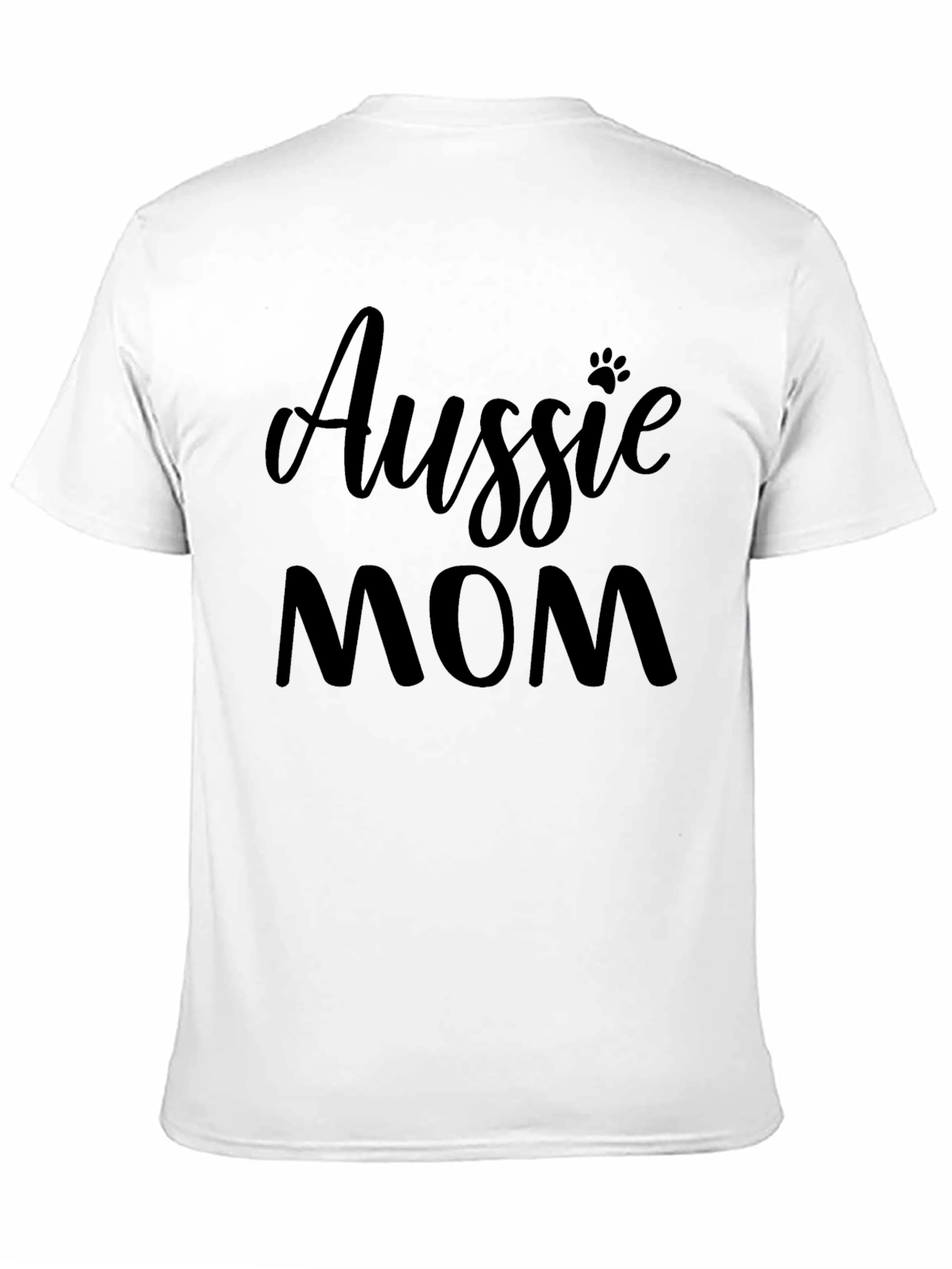 Aussie Mom Black T-Shirt