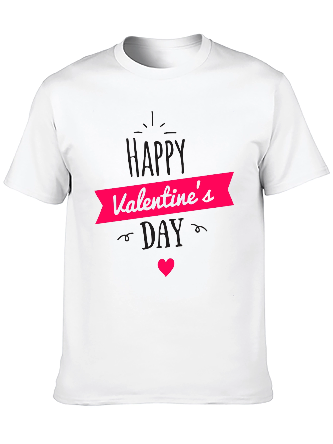 Valentines Day T-Shirt - Black Graphic Tee
