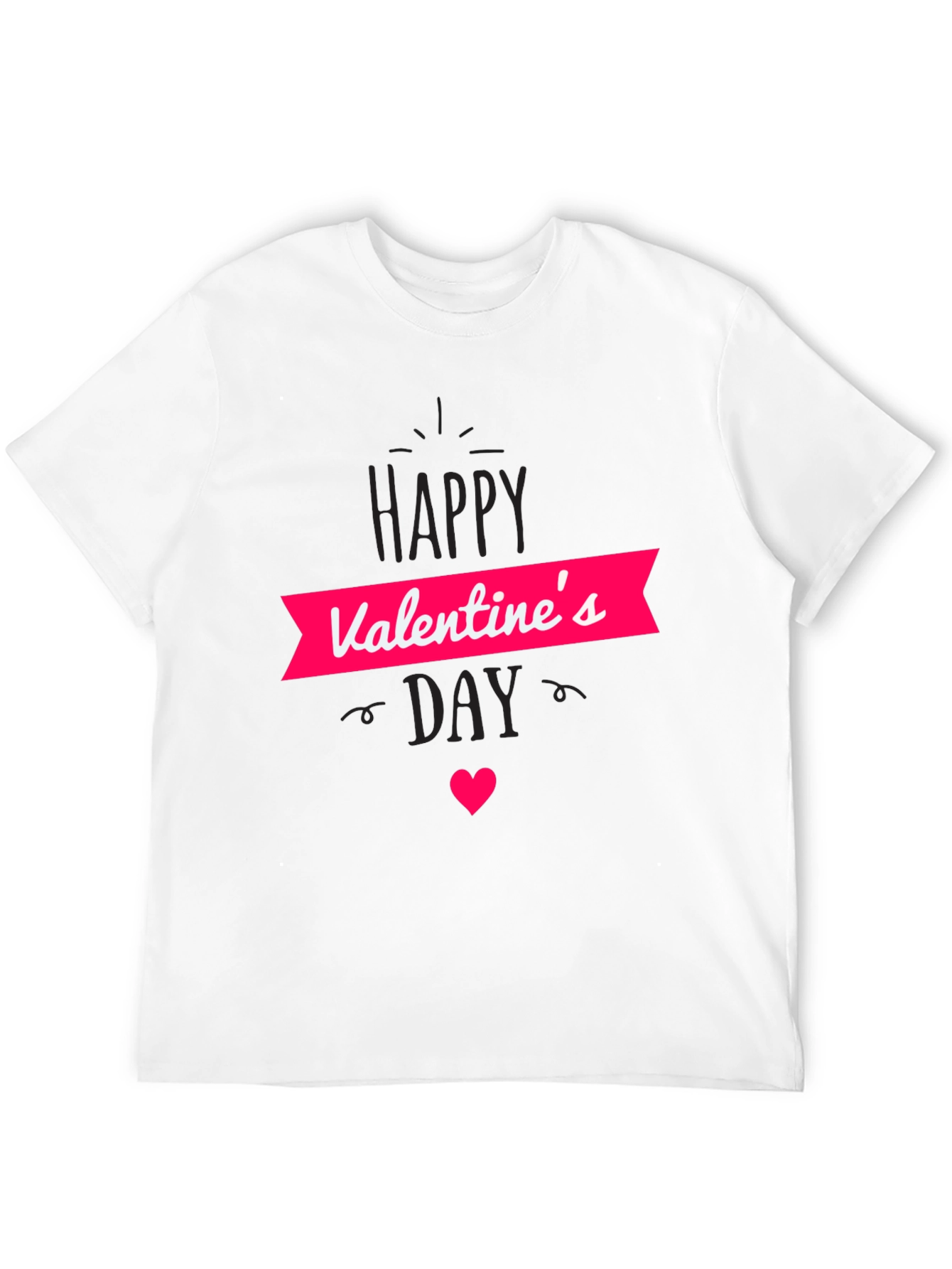 Valentines Day T-Shirt - Black Graphic Tee