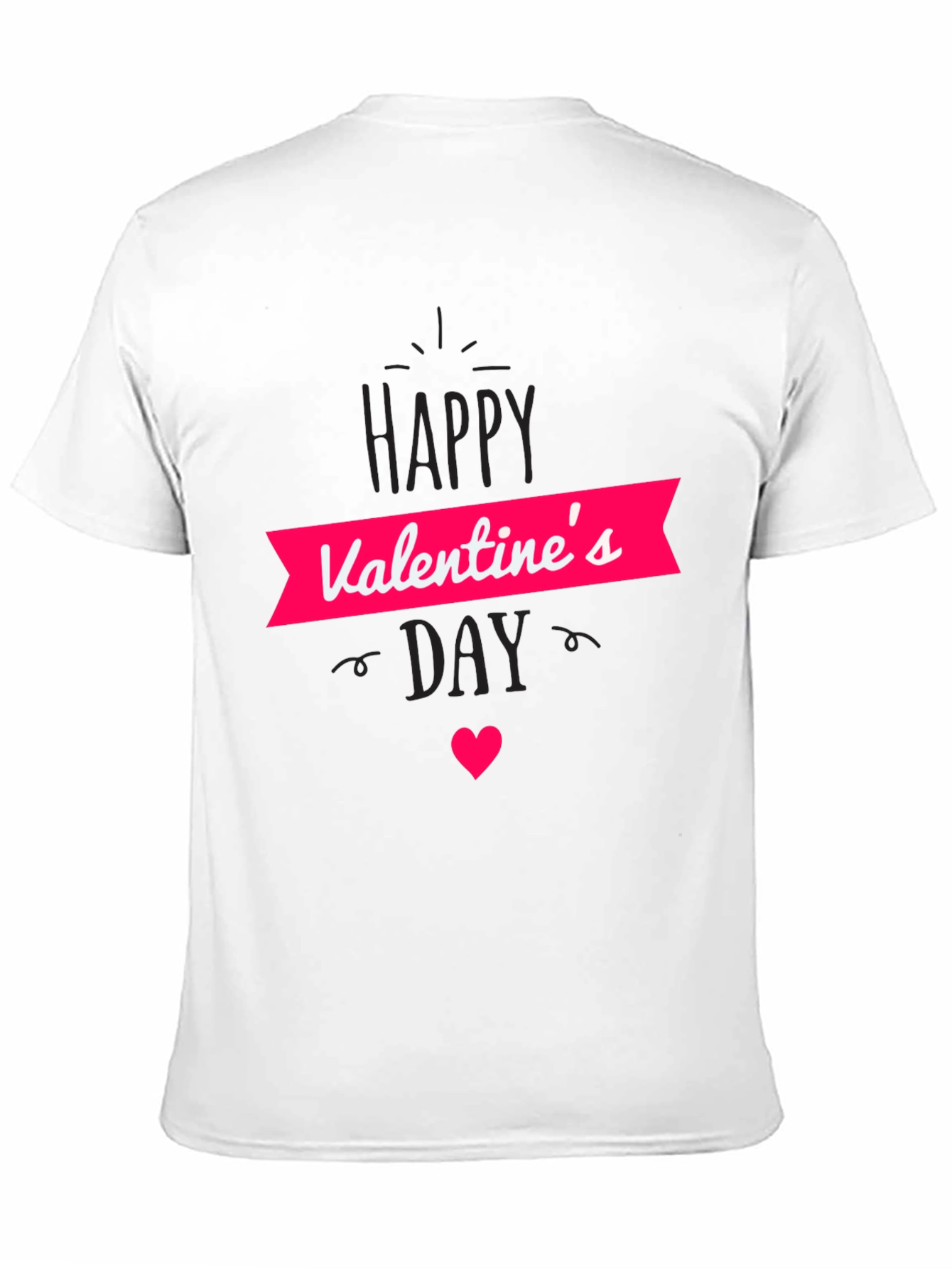 Valentines Day T-Shirt - Black Graphic Tee