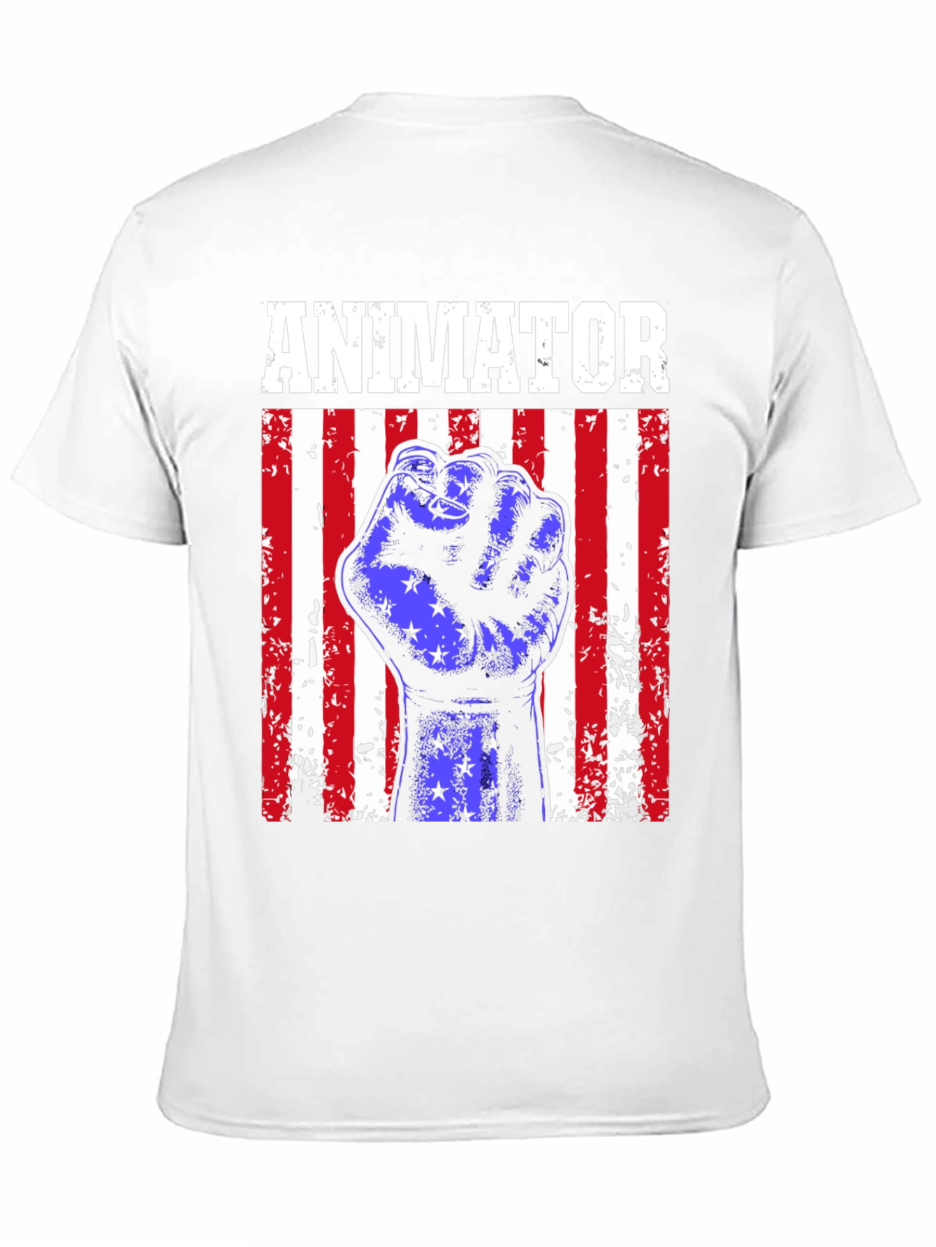 Animator American Flag Fist T-Shirt
