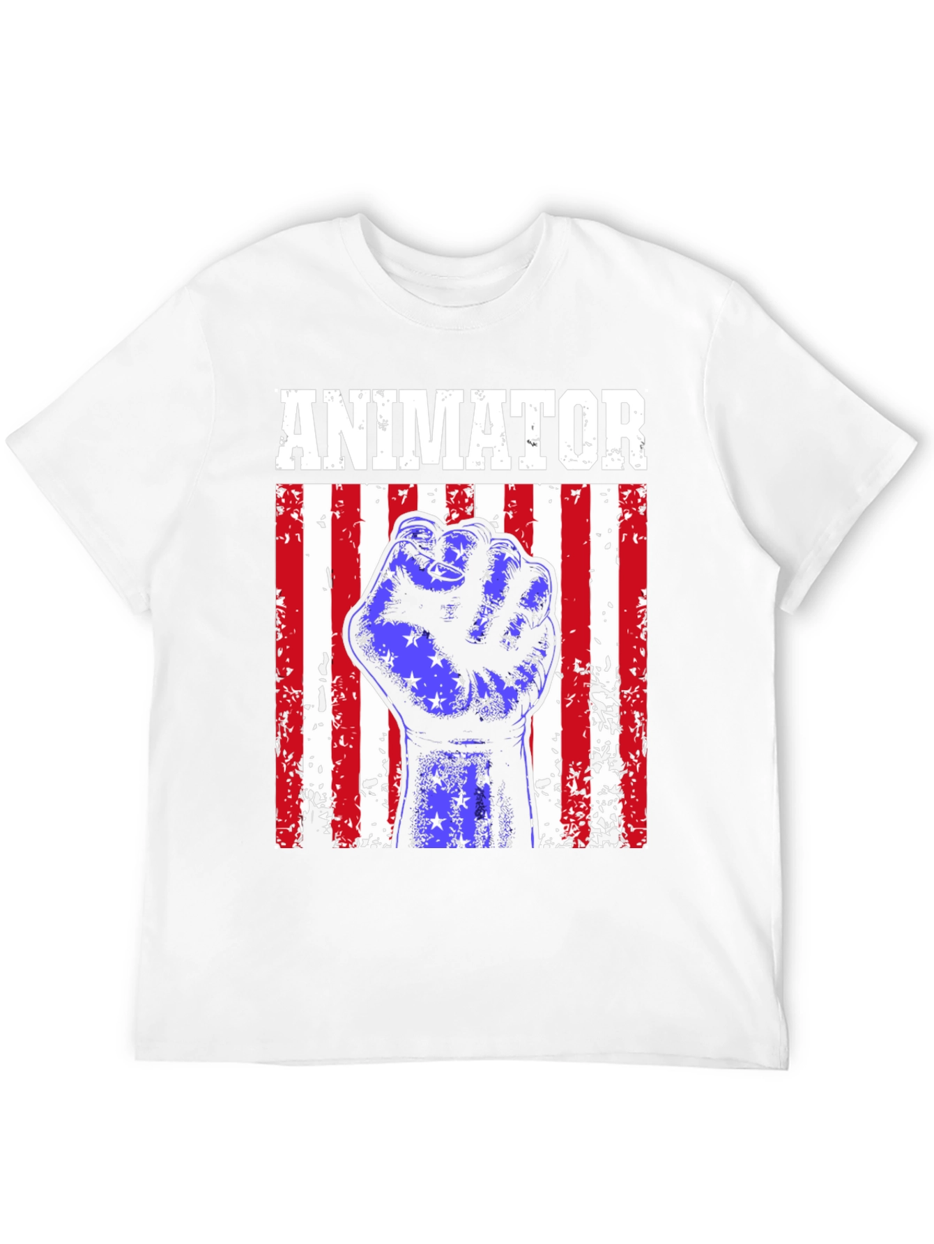 Animator American Flag Fist T-Shirt