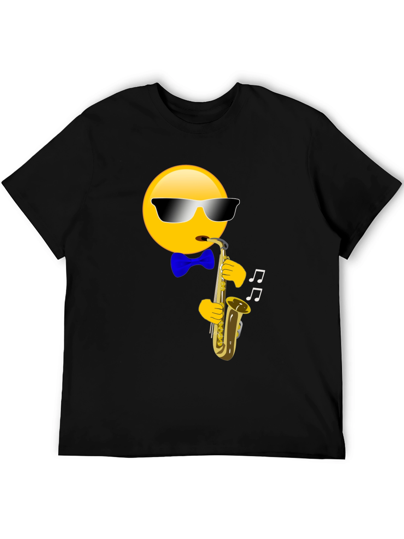 Saxophone Emoji Graphic T-Shirt