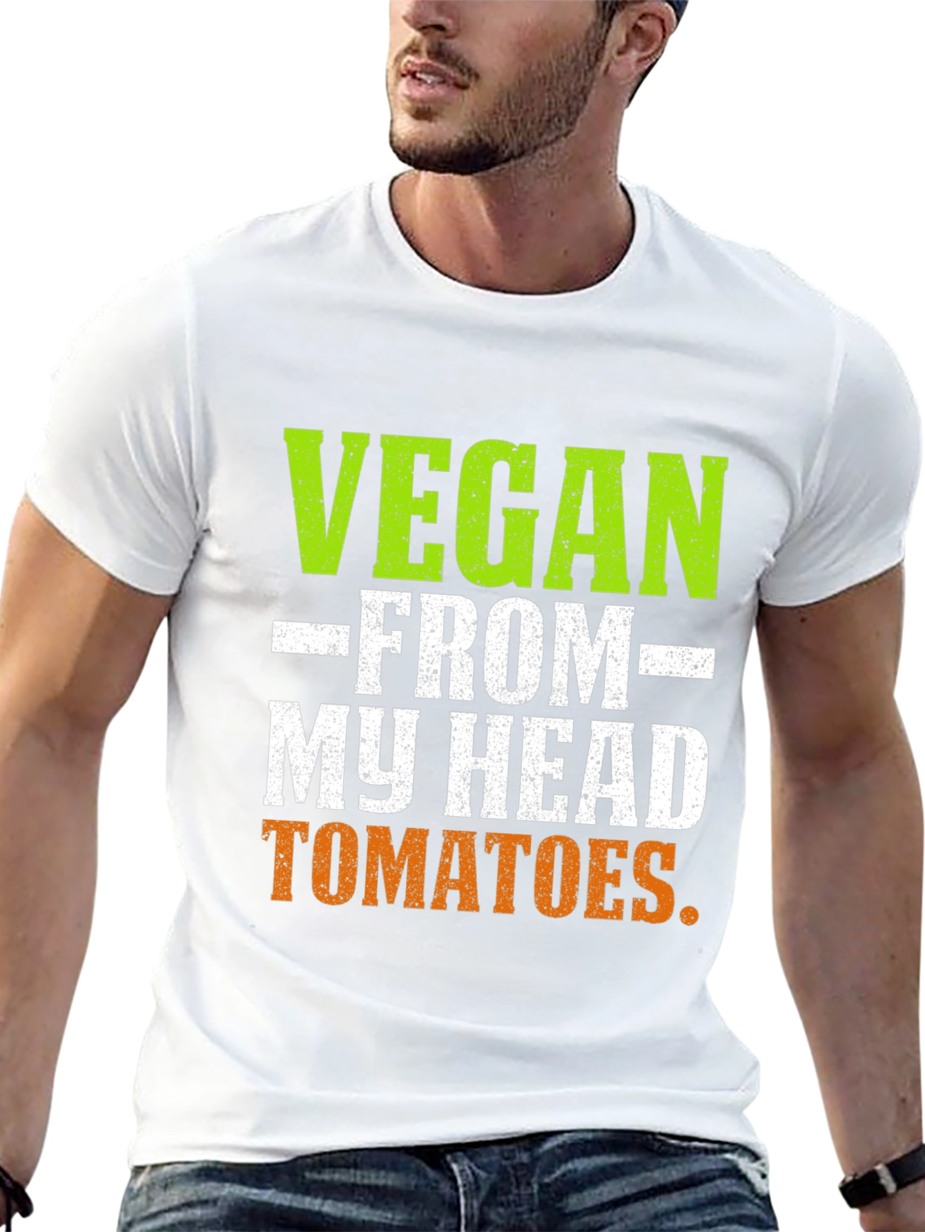Vegan From My Head Tomatoes T-Shirt