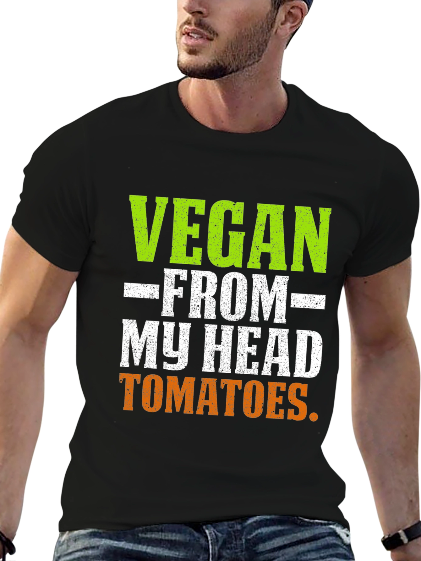 Vegan From My Head Tomatoes T-Shirt