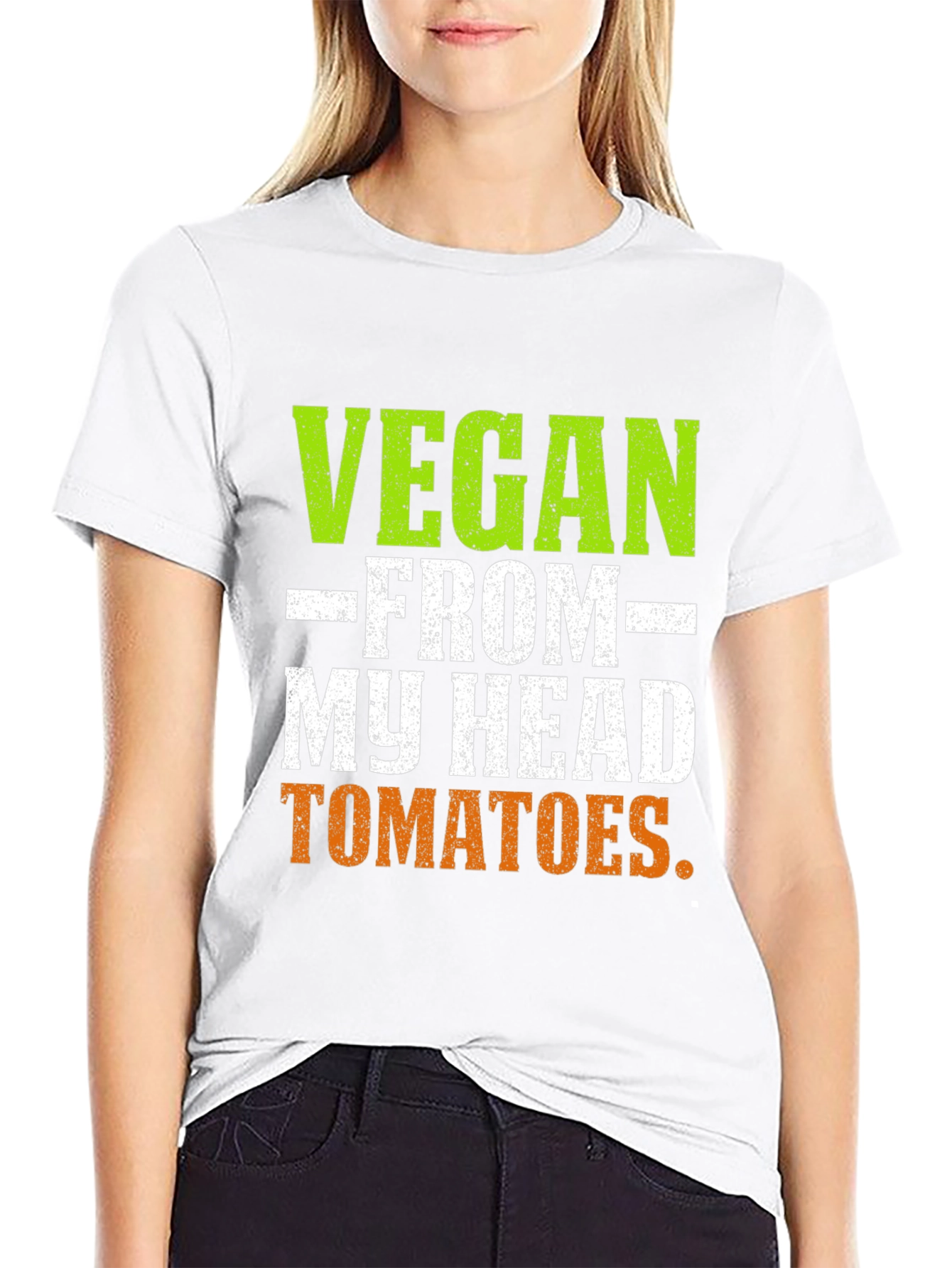 Vegan From My Head Tomatoes T-Shirt