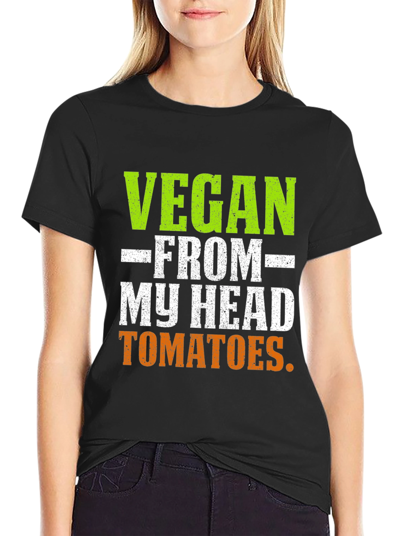 Vegan From My Head Tomatoes T-Shirt