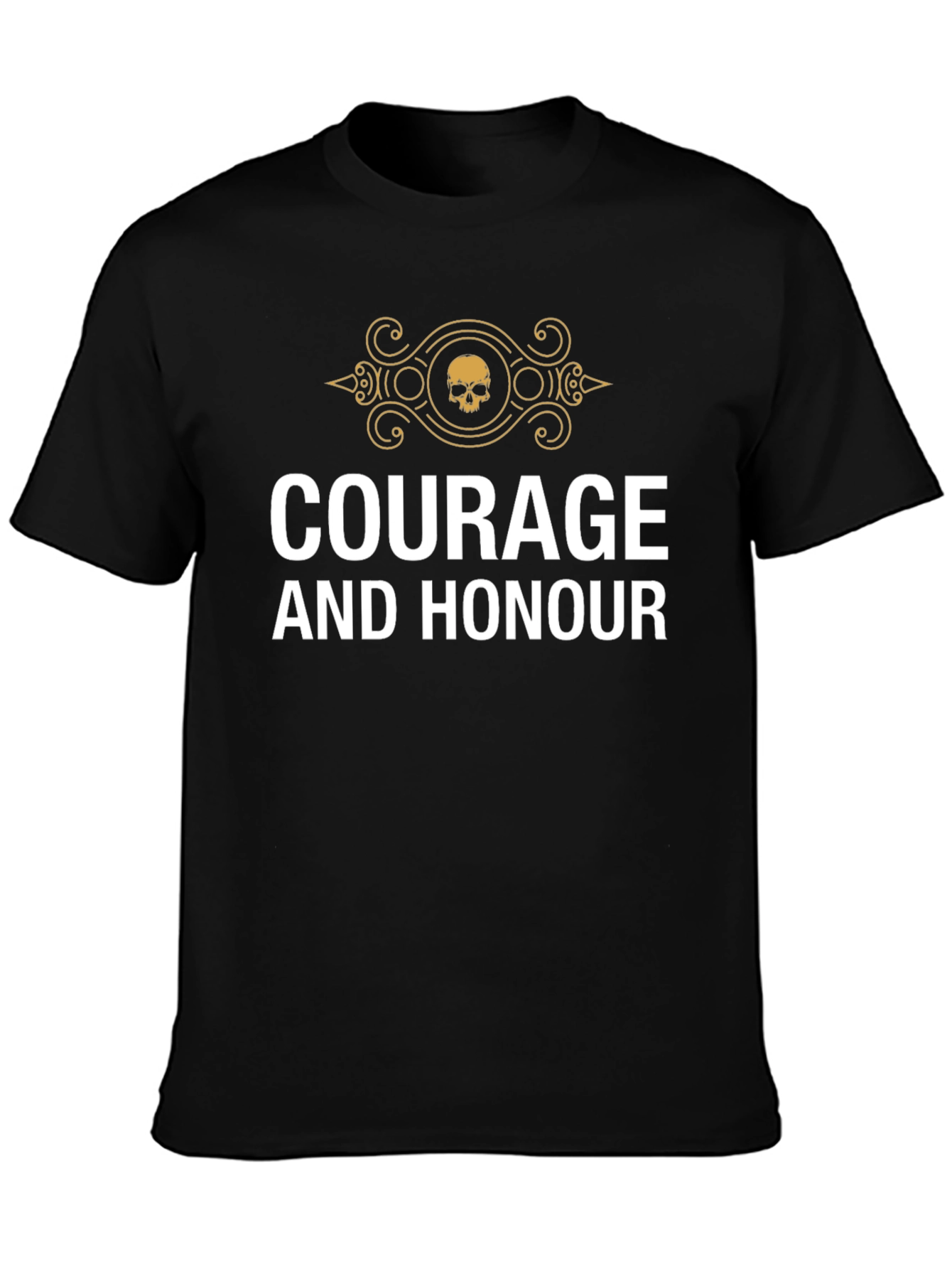 Courage and Honour Graphic Tee - Black T-Shirt