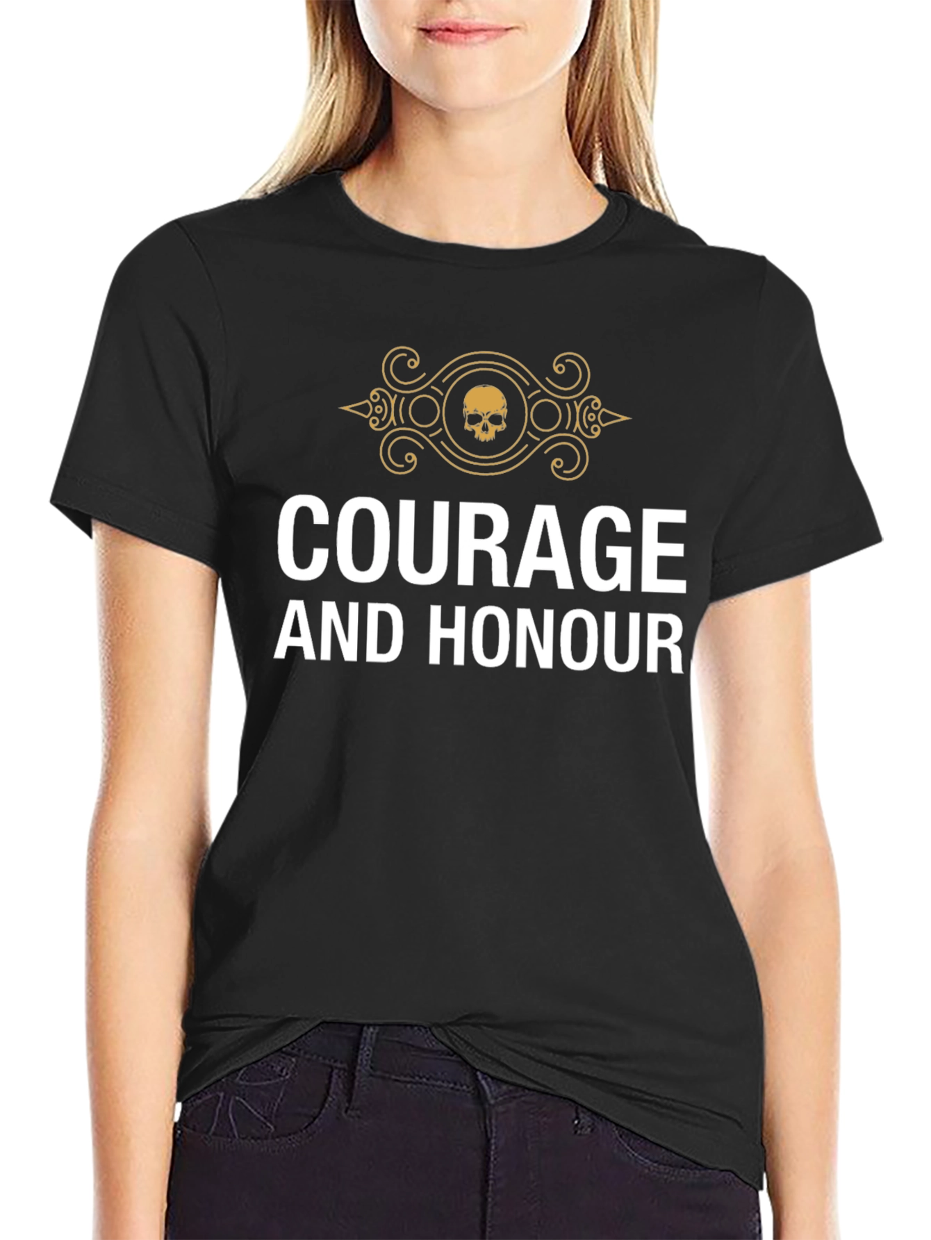 Courage and Honour Graphic Tee - Black T-Shirt