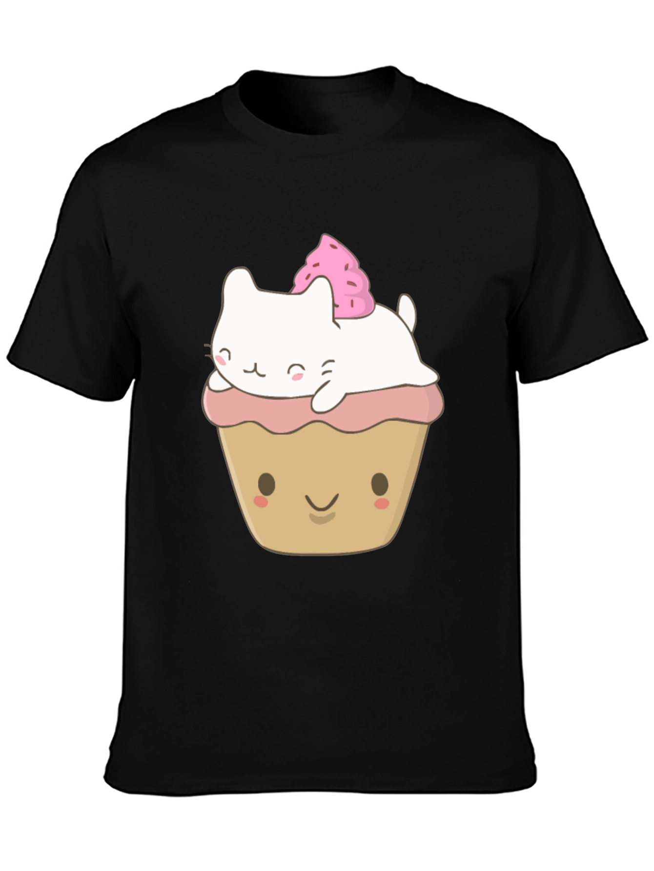 Cat Cupcake Kawaii Graphic Tee