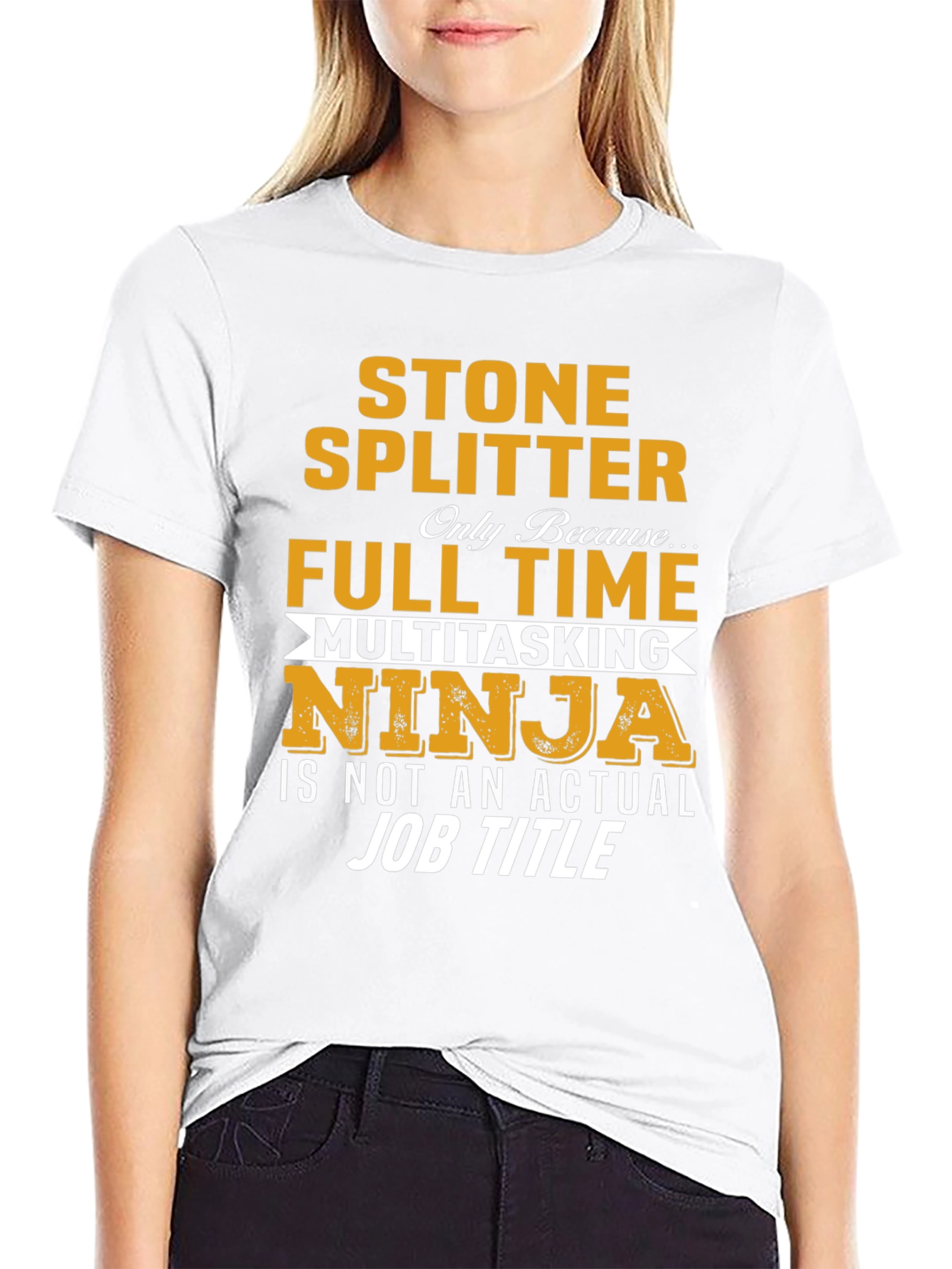 Stone Splitter T-Shirt - Full Time Multitasking Ninja