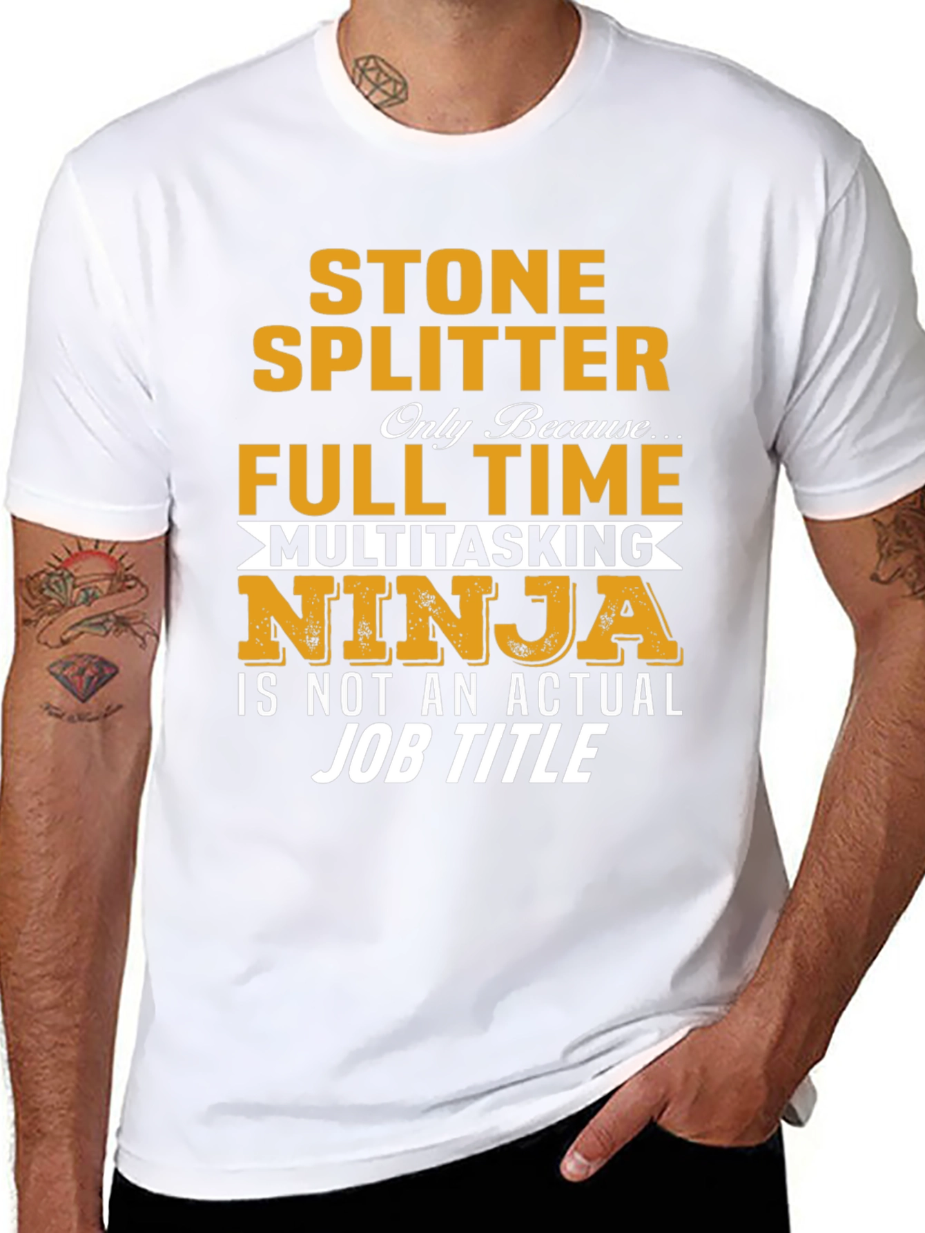 Stone Splitter T-Shirt - Full Time Multitasking Ninja