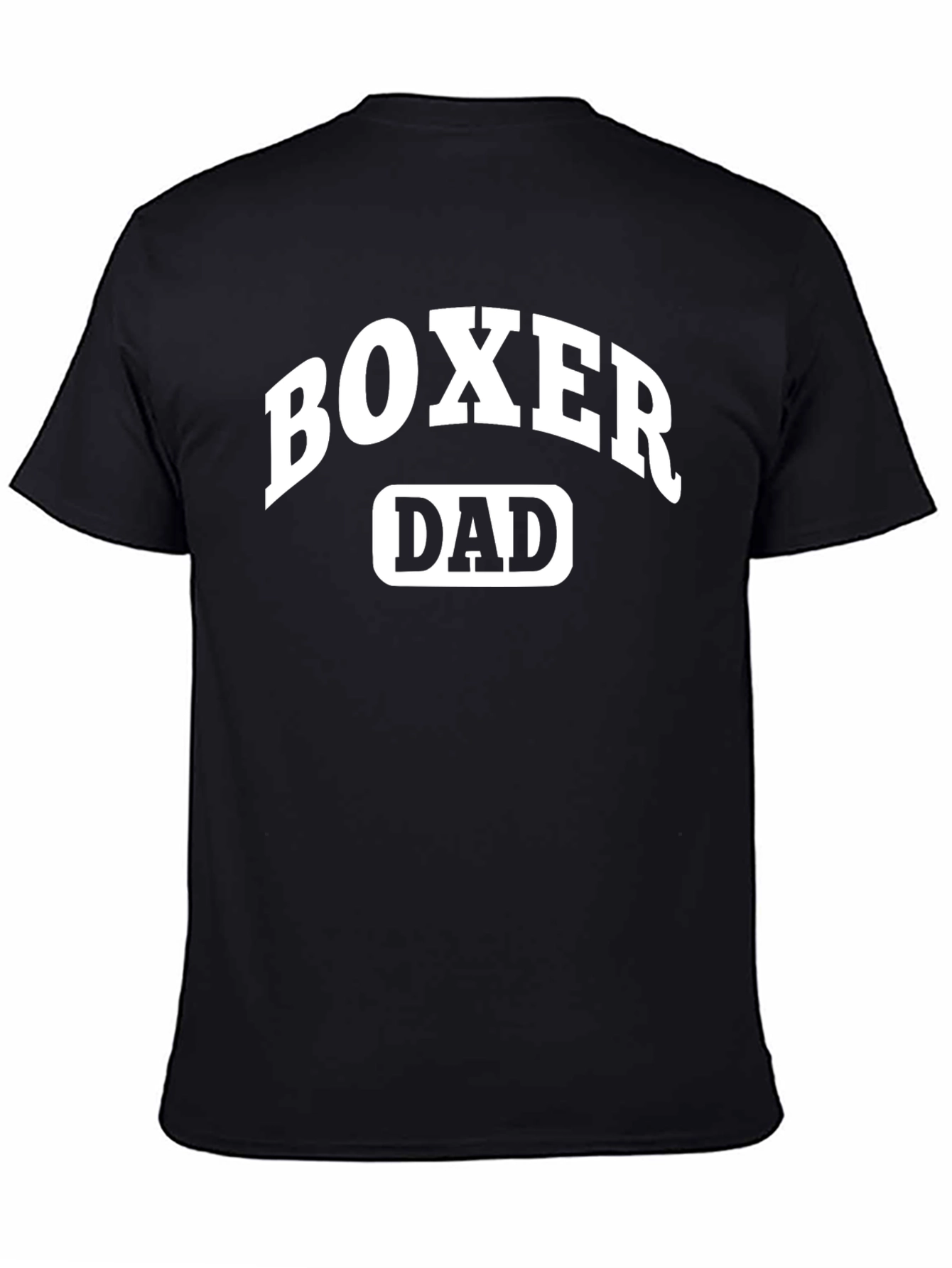 Boxer Dad Black T-Shirt