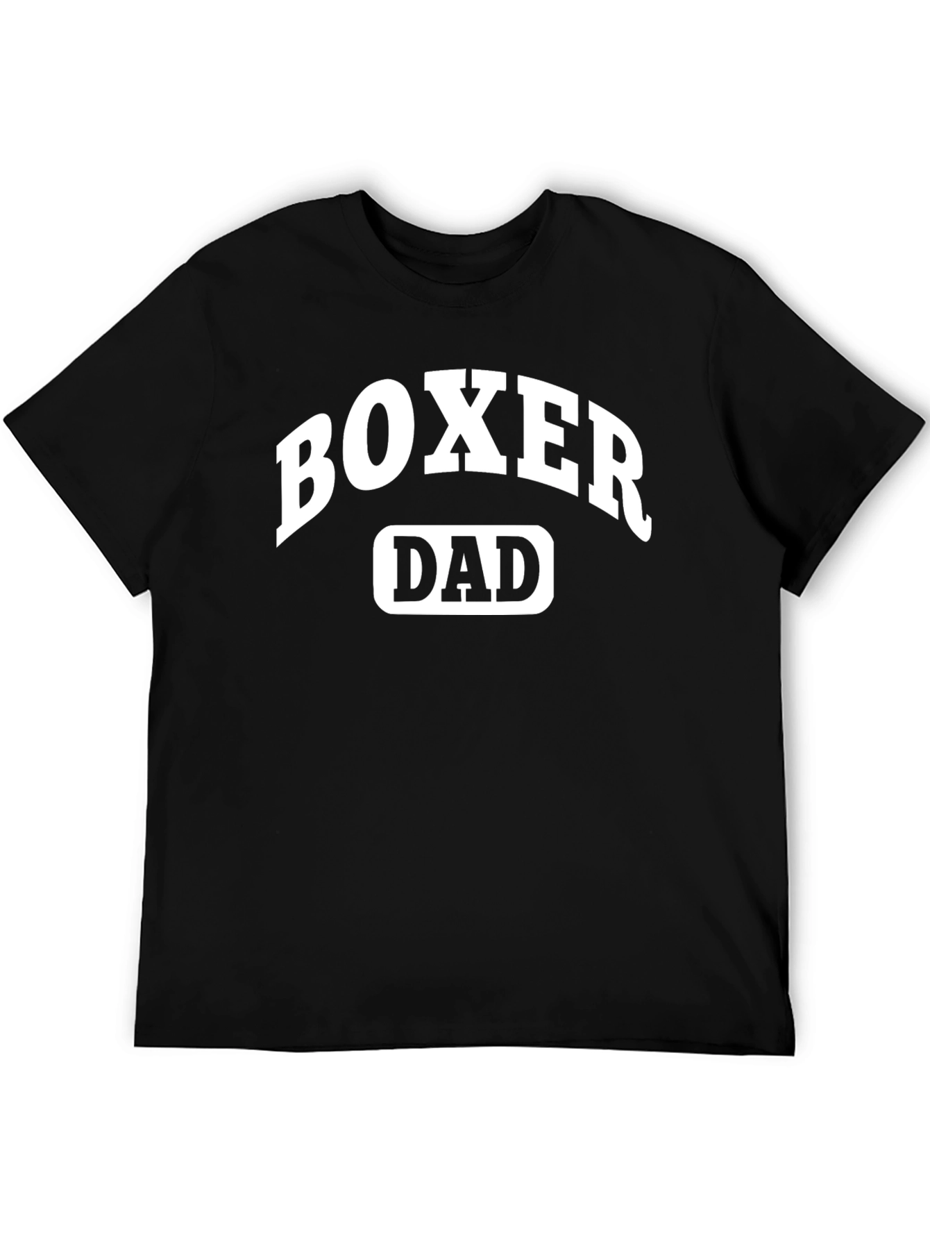 Boxer Dad Black T-Shirt
