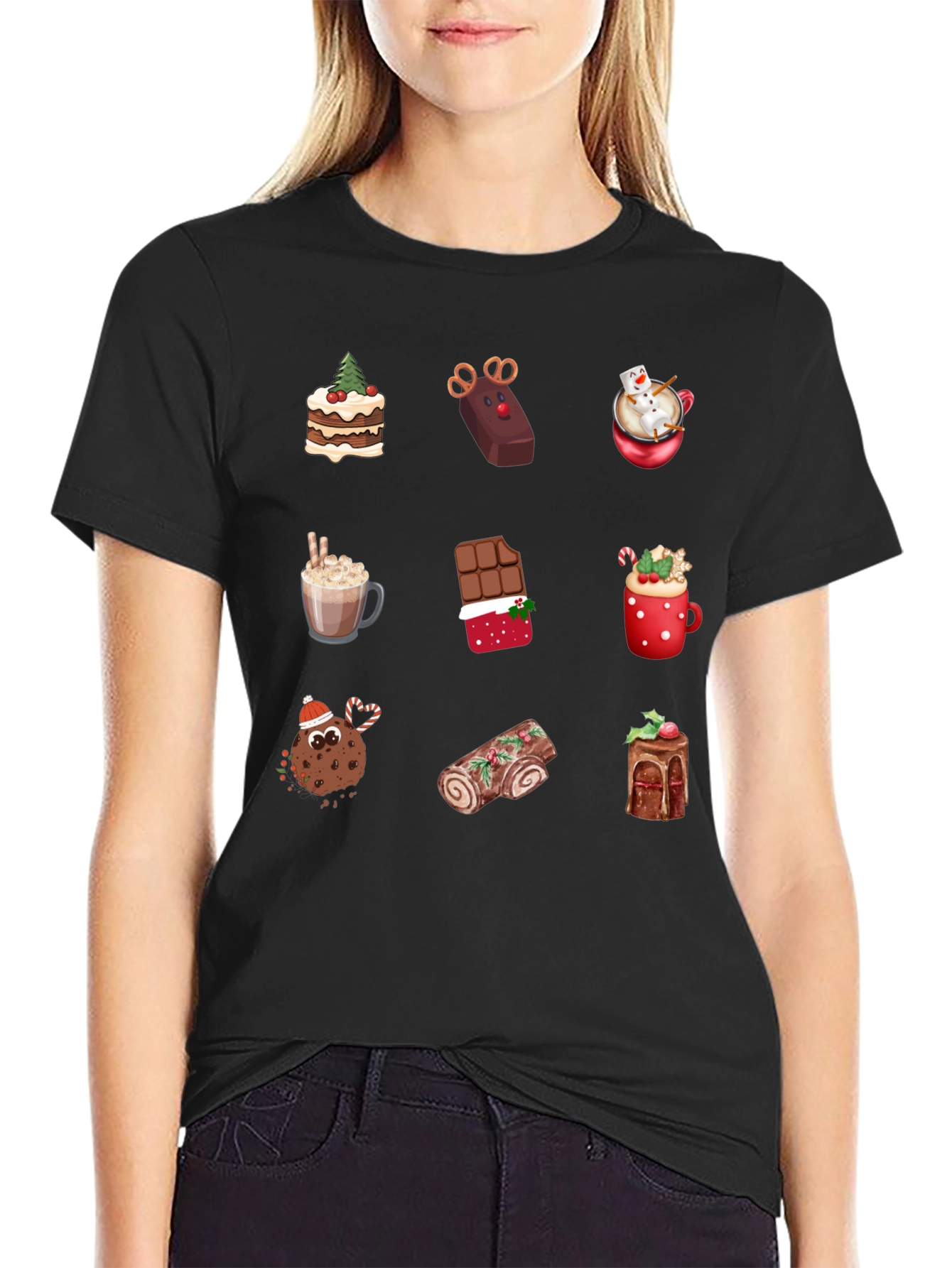 Festive Holiday Dessert T-Shirt
