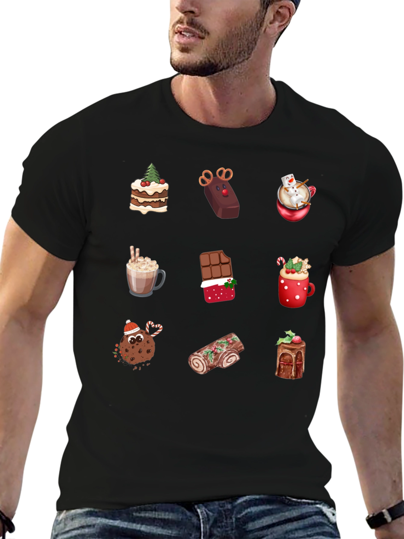 Festive Holiday Dessert T-Shirt