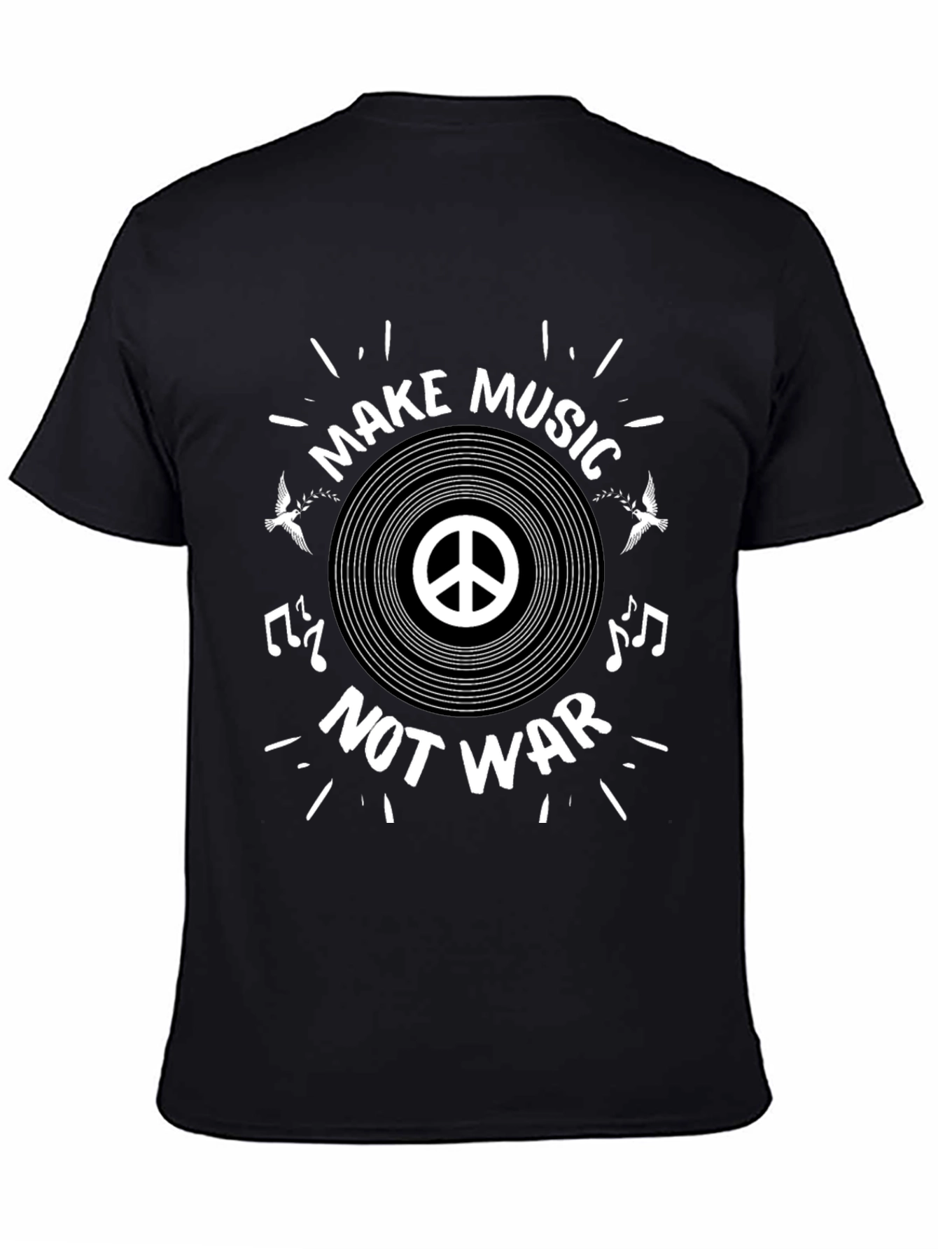 Make Music Not War Graphic Tee