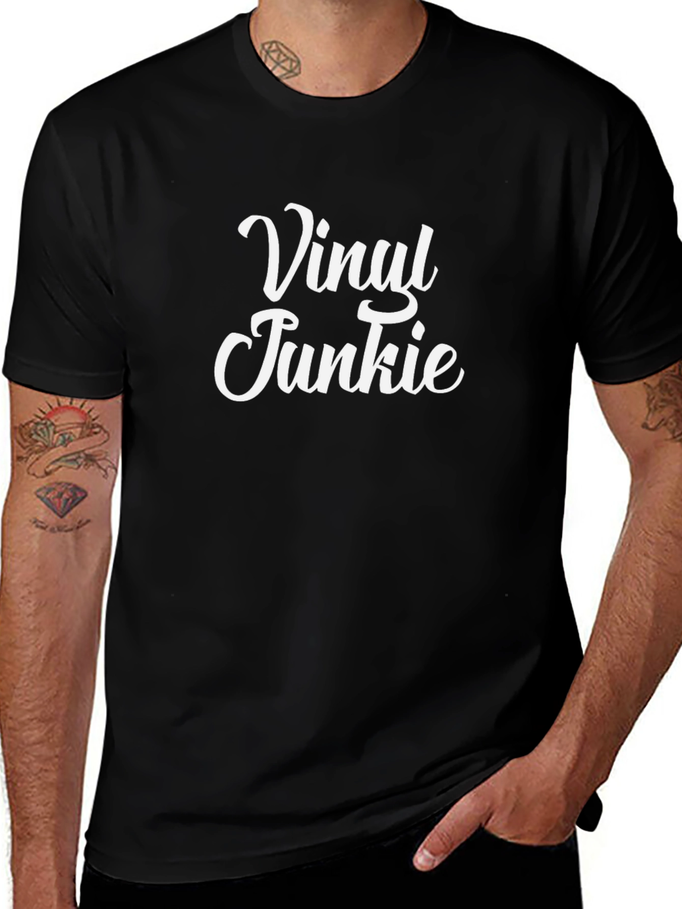 Vinyl Junkie Graphic T-Shirt