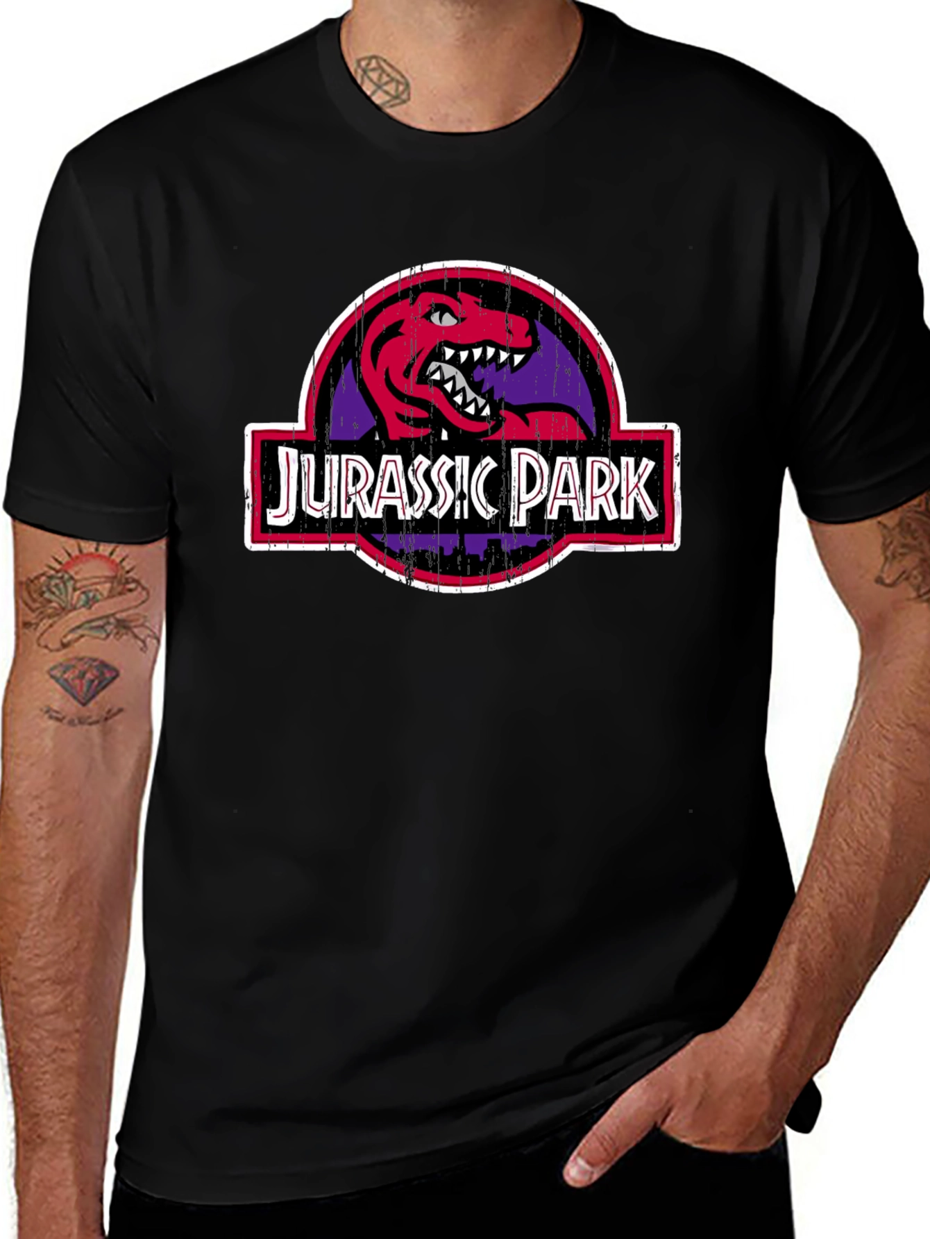 Jurassic Park T-Shirt Classic Logo Tee