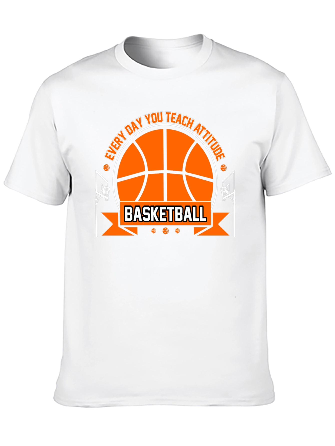 Basketball Attitude Graphic T-Shirt