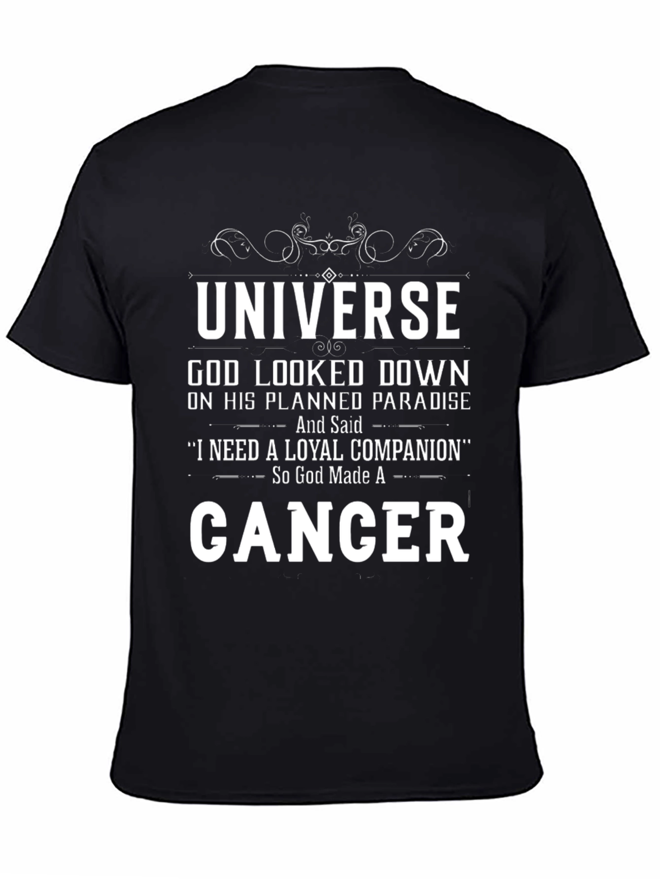 Loyal Cancer Zodiac Graphic T-Shirt
