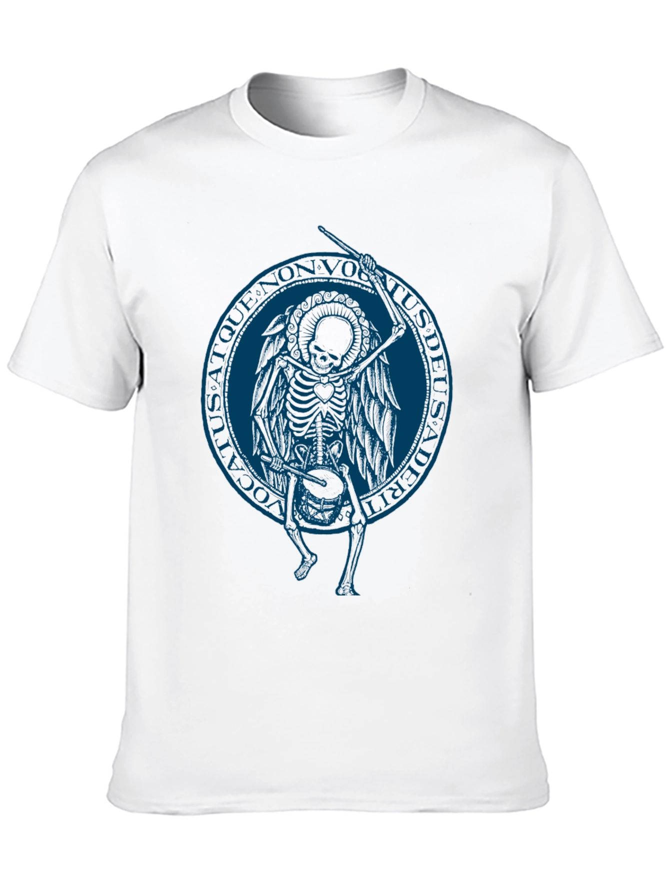 Skeleton Angel Graphic Tee - Black T-Shirt