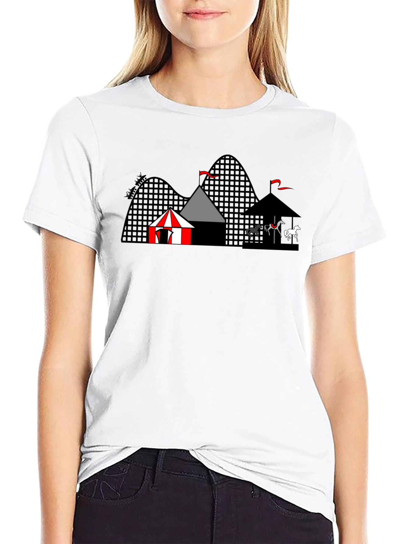 Amusement Park Graphic T-Shirt