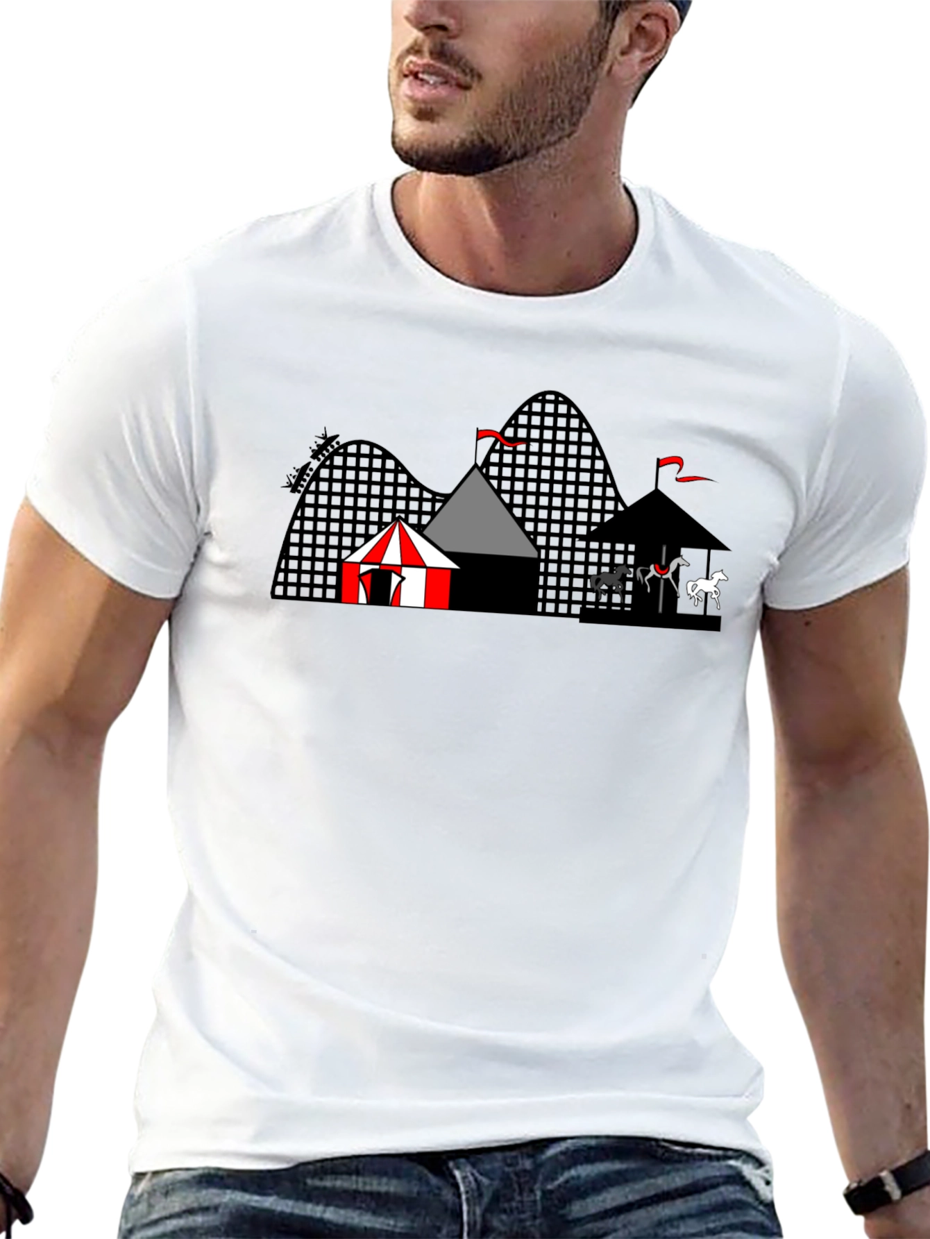 Amusement Park Graphic T-Shirt