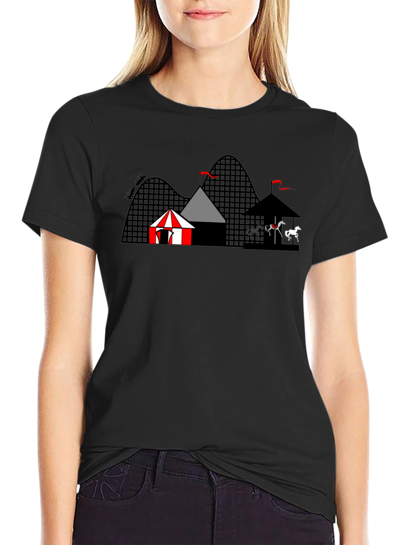 Amusement Park Graphic T-Shirt
