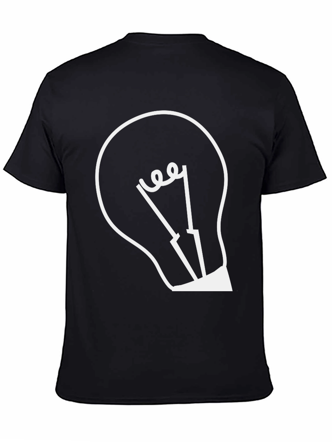 Light Bulb Graphic Tee - Modern Design T-Shirt