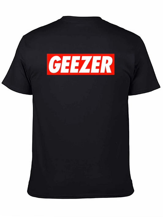 Geezer Graphic Tee - Classic Black T-Shirt